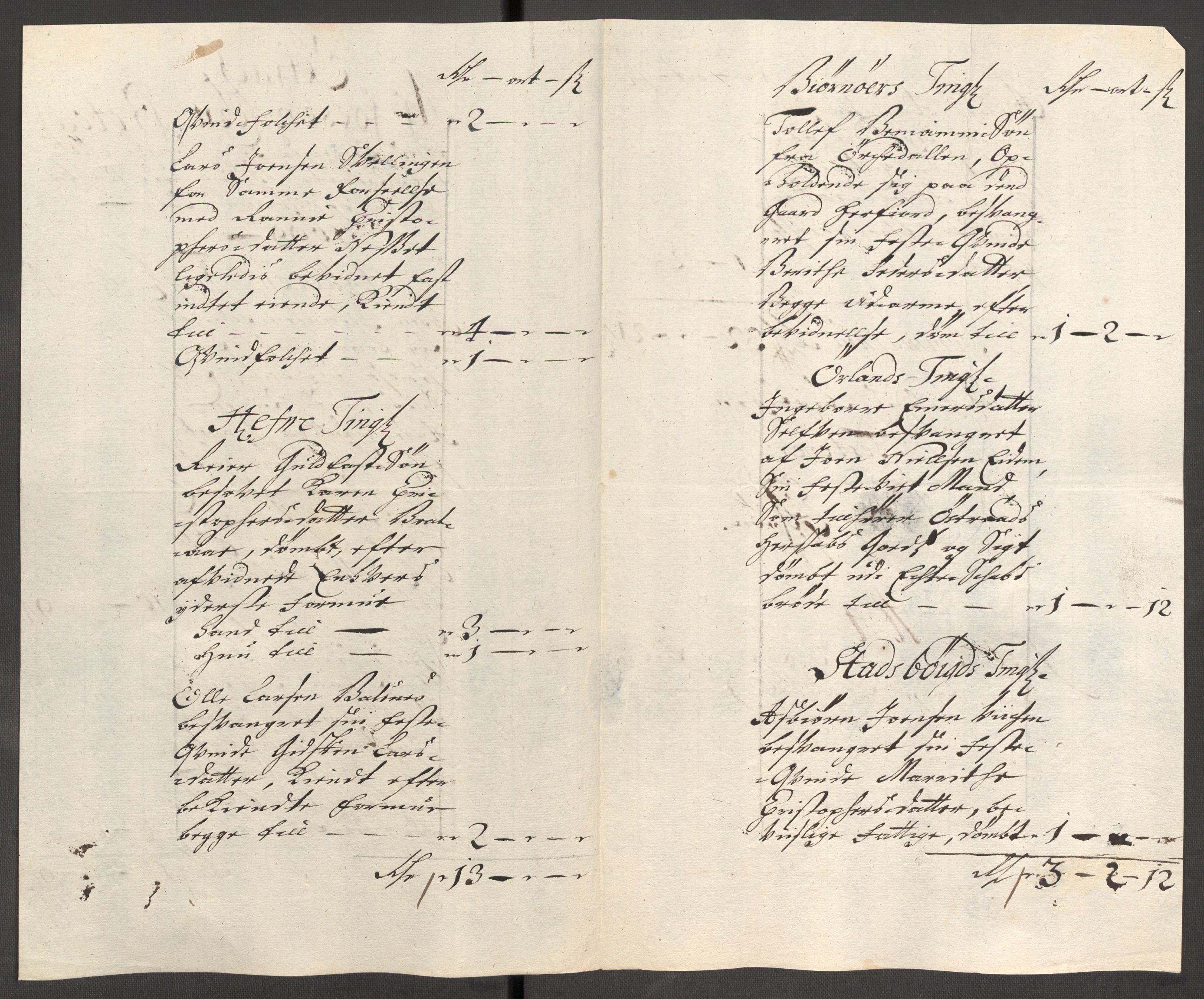 Rentekammeret inntil 1814, Reviderte regnskaper, Fogderegnskap, RA/EA-4092/R57/L3853: Fogderegnskap Fosen, 1698-1699, s. 229
