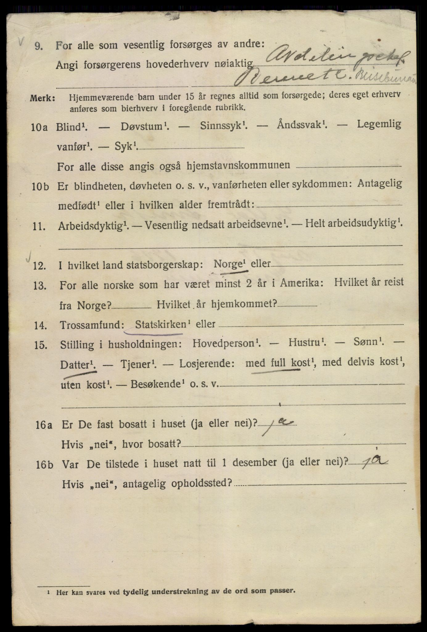 SAO, Folketelling 1920 for 0301 Kristiania kjøpstad, 1920, s. 531658