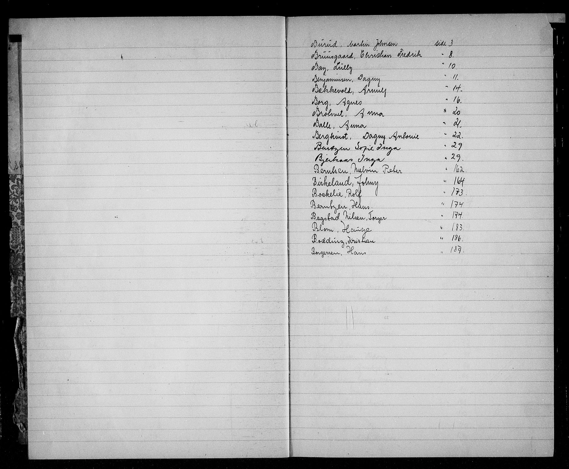 Bærum lensmannskontor, AV/SAO-A-10277/H/Ha/Haa/L0009: Dødsanmeldelsesprotokoll, 1939-1943