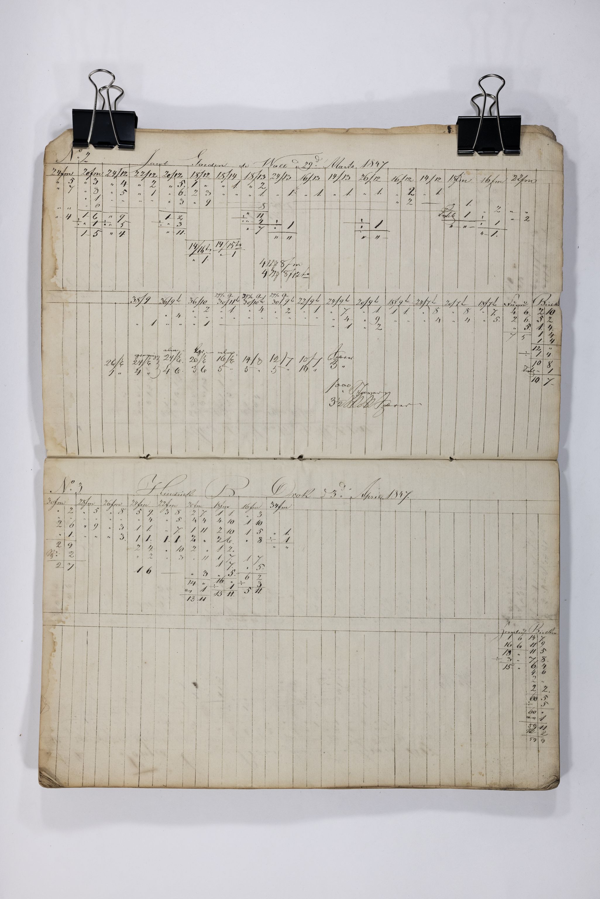 Blehr/ Kjellestad, TEMU/TGM-A-1212/E/Eb/L0004: Ladnings Liste, 1847-1849, s. 3