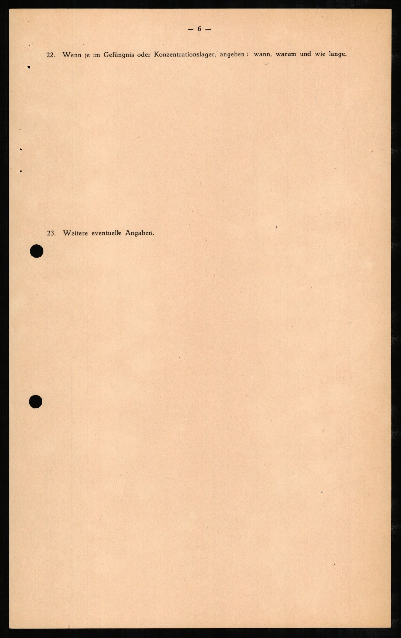 Forsvaret, Forsvarets overkommando II, RA/RAFA-3915/D/Db/L0004: CI Questionaires. Tyske okkupasjonsstyrker i Norge. Tyskere., 1945-1946, s. 470