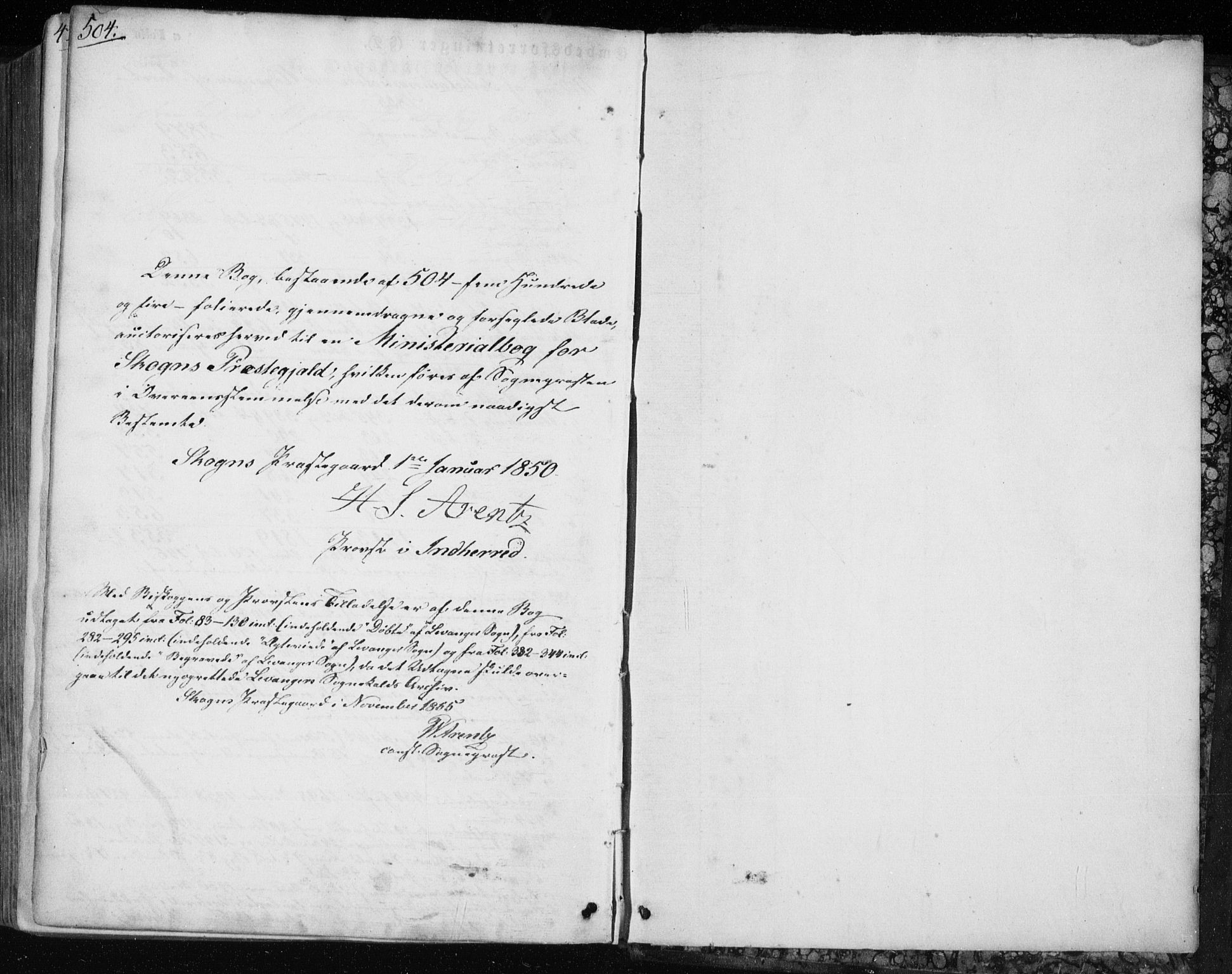 Ministerialprotokoller, klokkerbøker og fødselsregistre - Nord-Trøndelag, AV/SAT-A-1458/717/L0154: Ministerialbok nr. 717A07 /3, 1850-1862, s. 504