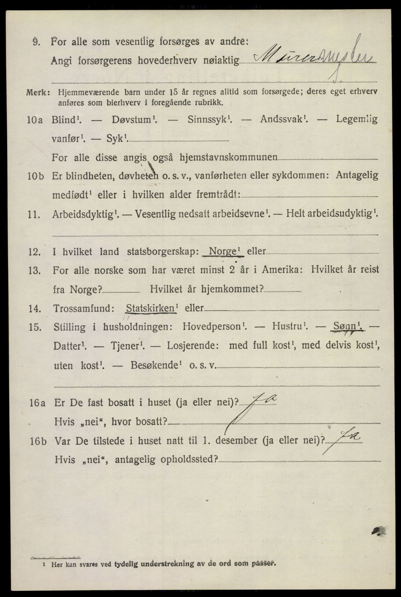 SAKO, Folketelling 1920 for 0819 Holla herred, 1920, s. 8370