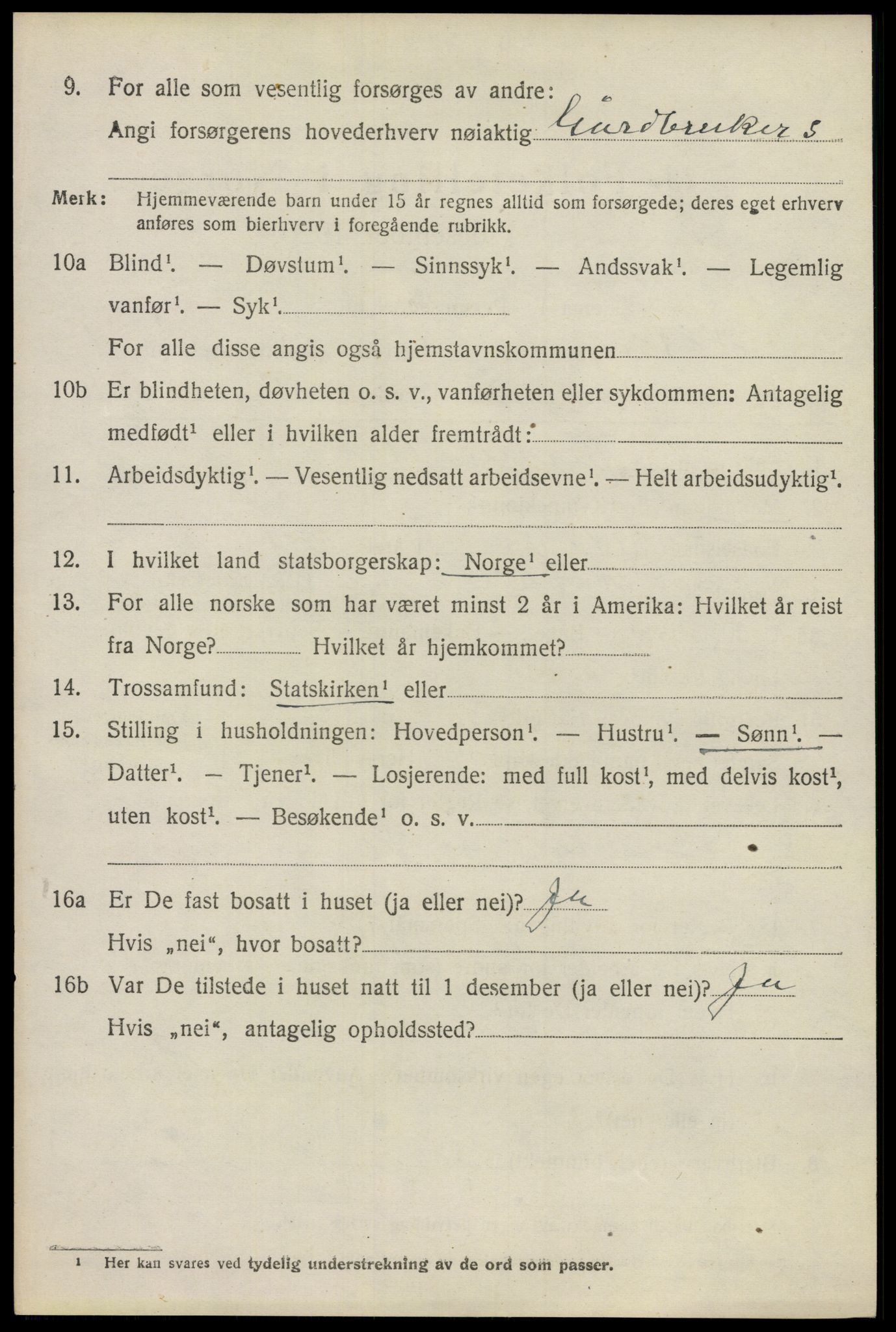 SAO, Folketelling 1920 for 0233 Nittedal herred, 1920, s. 1827