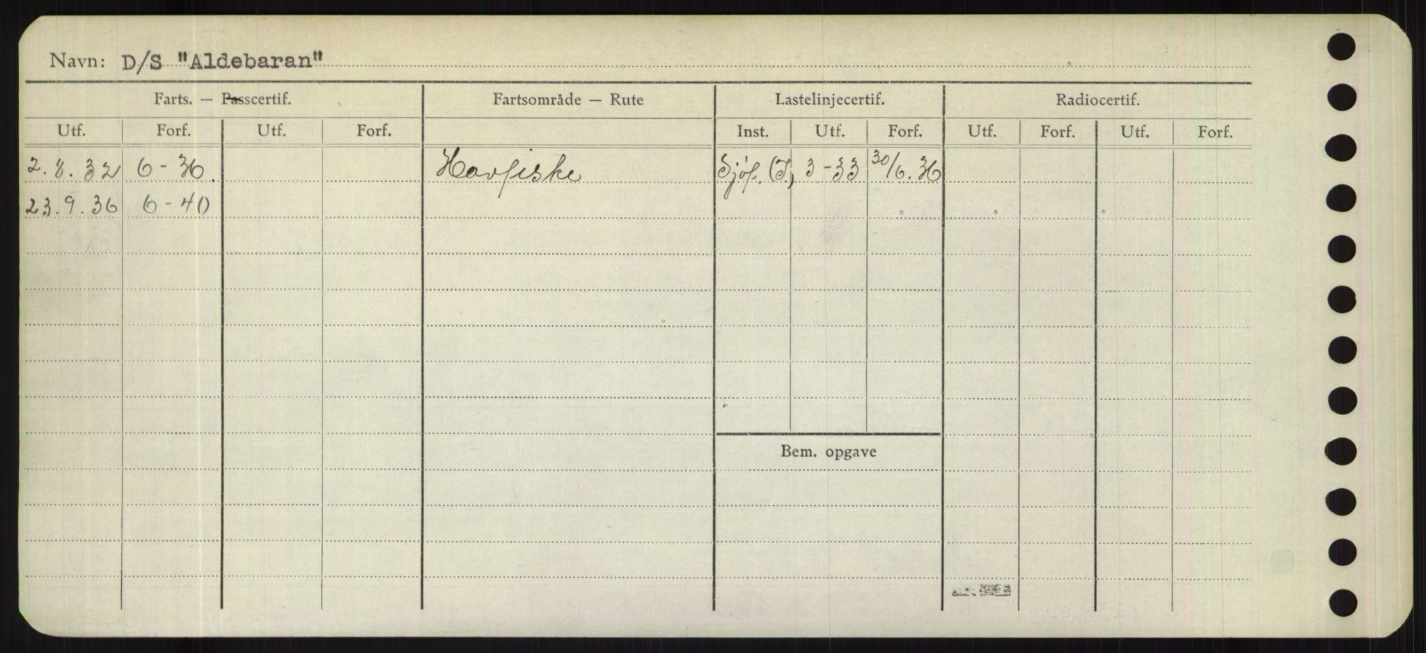 Sjøfartsdirektoratet med forløpere, Skipsmålingen, RA/S-1627/H/Hd/L0001: Fartøy, A-Anv, s. 270