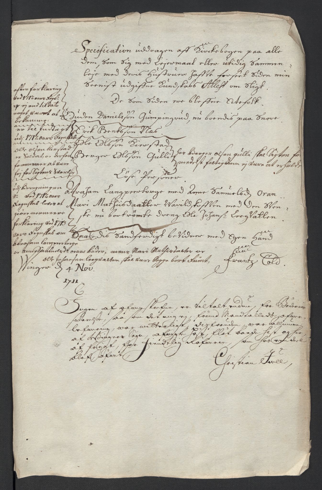 Rentekammeret inntil 1814, Reviderte regnskaper, Fogderegnskap, AV/RA-EA-4092/R13/L0848: Fogderegnskap Solør, Odal og Østerdal, 1711, s. 53