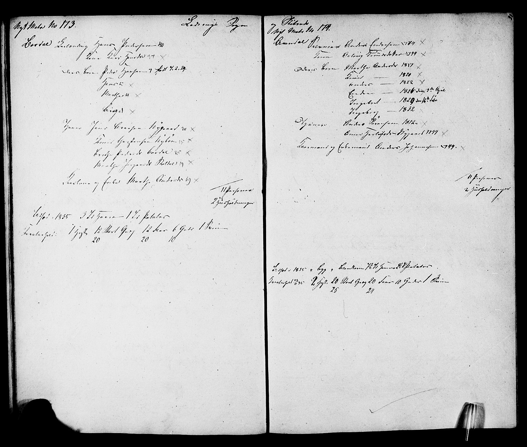 , Folketelling 1835 for 1415P Lavik prestegjeld, 1835, s. 22