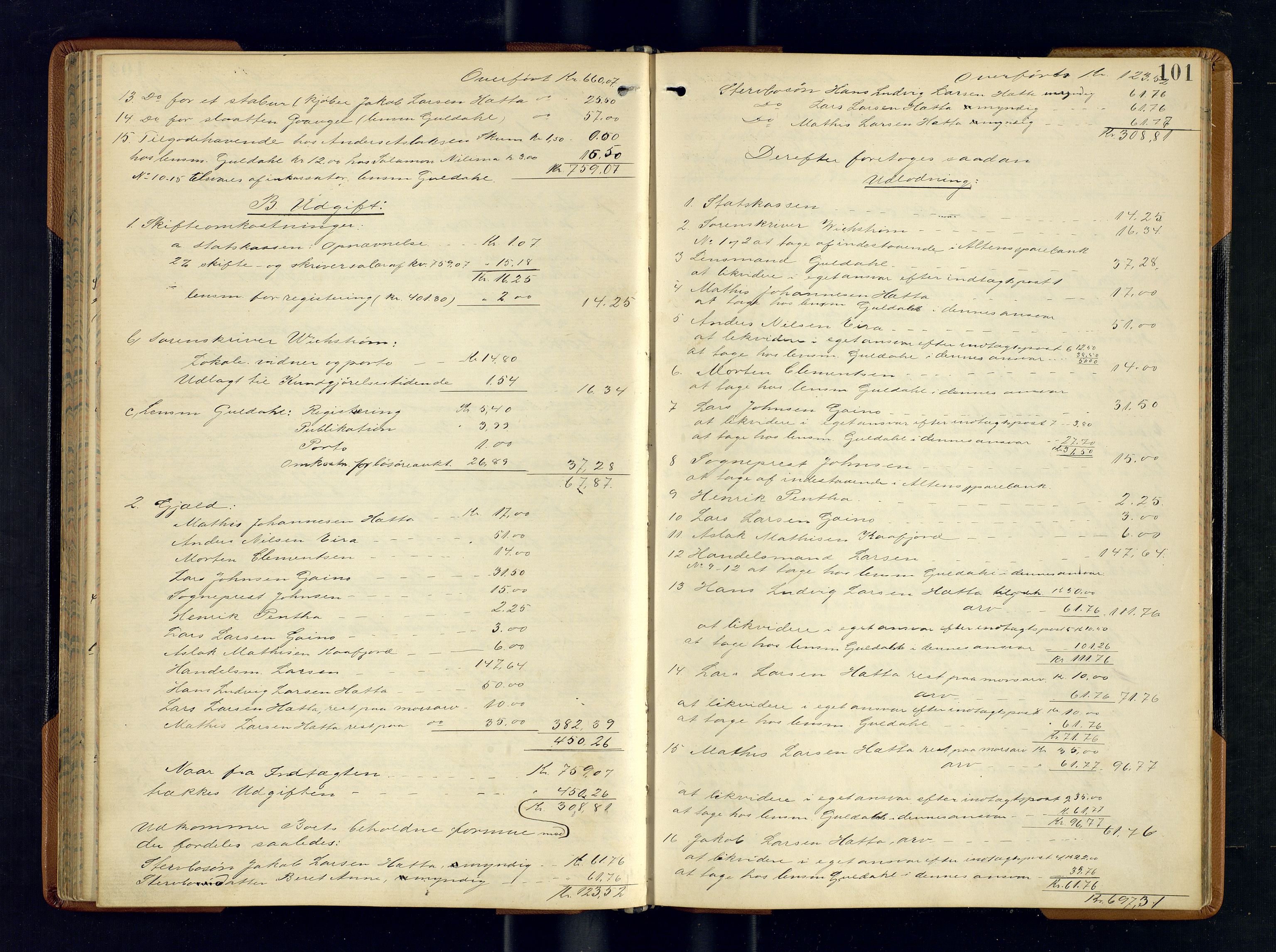 Alta fogderi/sorenskriveri, AV/SATØ-SATØ-5/1/L/Lb/L0477: Skifteutlodningsprotokoll, 1891-1903, s. 100b-101a