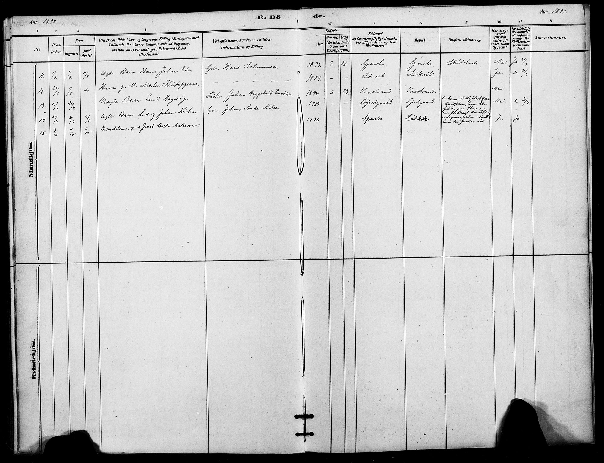 Lenvik sokneprestembete, AV/SATØ-S-1310/H/Ha/Haa/L0012kirke: Ministerialbok nr. 12, 1880-1895