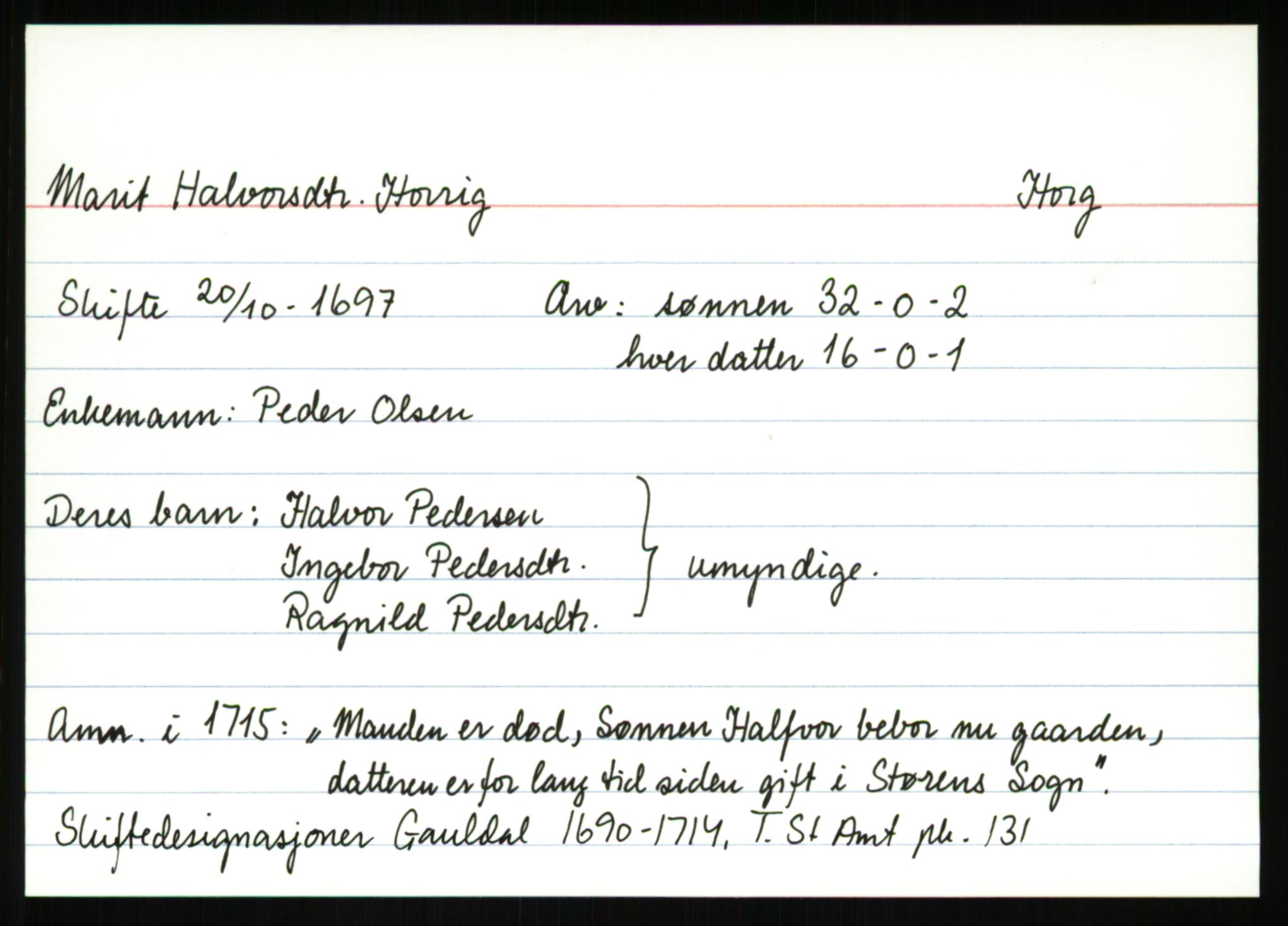 Trondheim stiftamt*, SAT/-, 1690-1715, s. 295