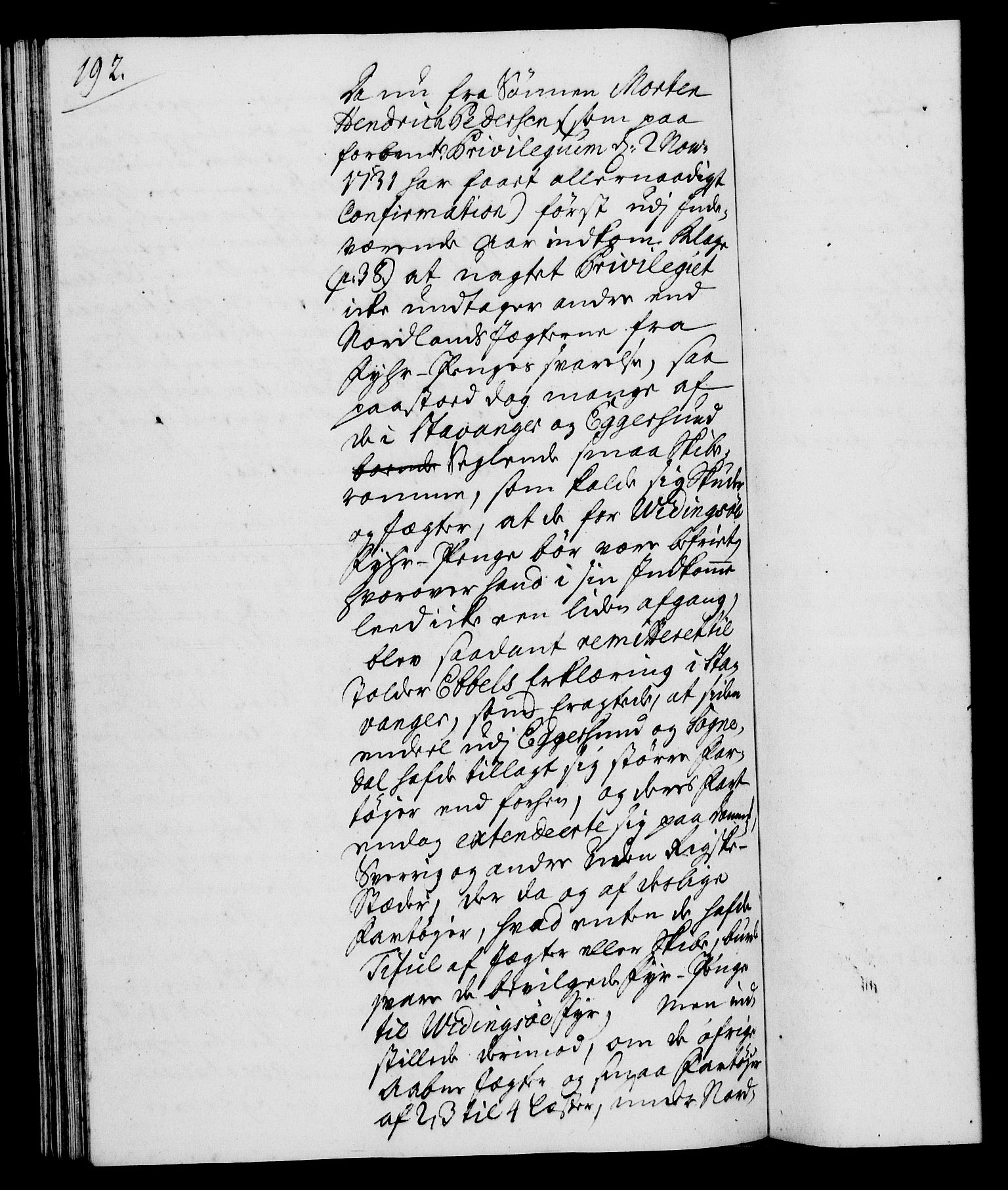 Rentekammeret, Kammerkanselliet, AV/RA-EA-3111/G/Gh/Gha/L0021: Norsk ekstraktmemorialprotokoll (merket RK 53.66), 1739, s. 192