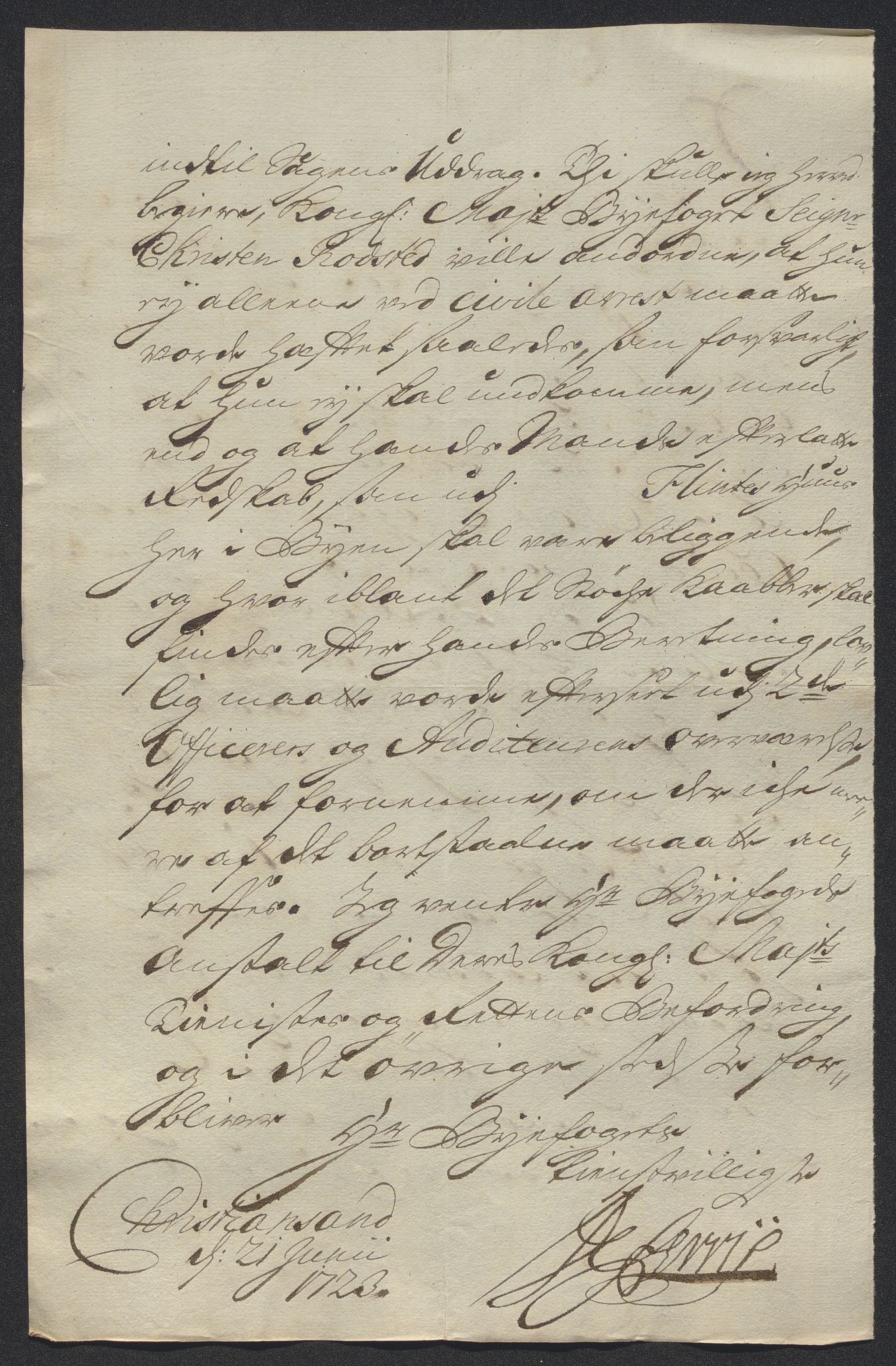 Rentekammeret inntil 1814, Reviderte regnskaper, Byregnskaper, AV/RA-EA-4066/R/Rm/L0286: [M19] Sikt og sakefall, 1719-1727, s. 233