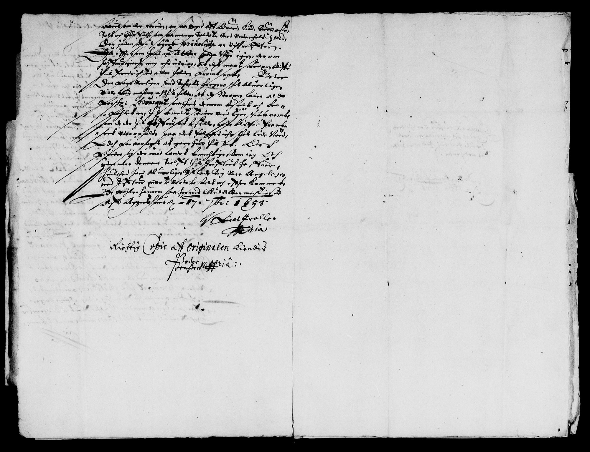 Rentekammeret inntil 1814, Reviderte regnskaper, Lensregnskaper, AV/RA-EA-5023/R/Rb/Rbp/L0045: Bratsberg len, 1657-1659