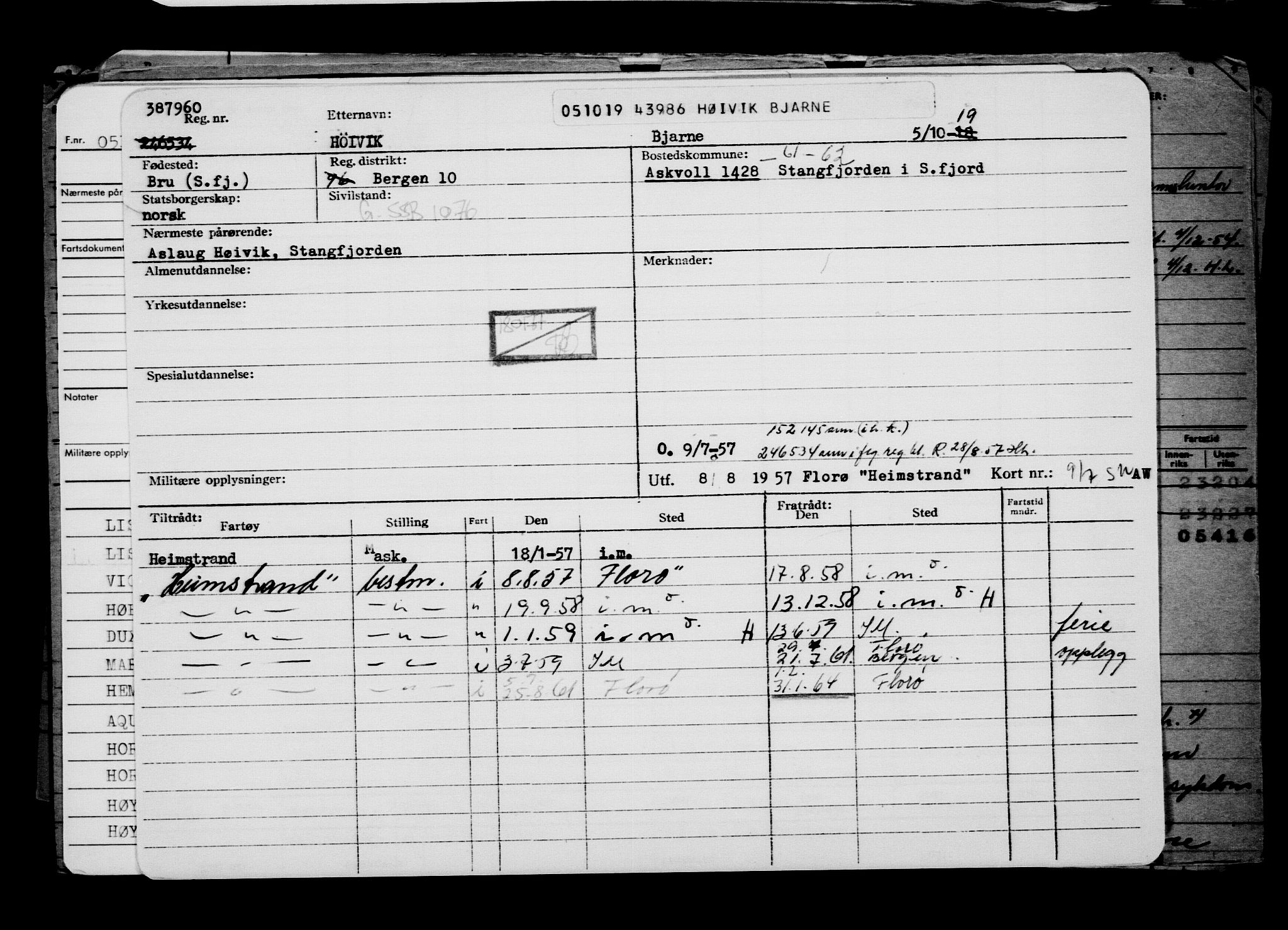 Direktoratet for sjømenn, AV/RA-S-3545/G/Gb/L0172: Hovedkort, 1919, s. 446