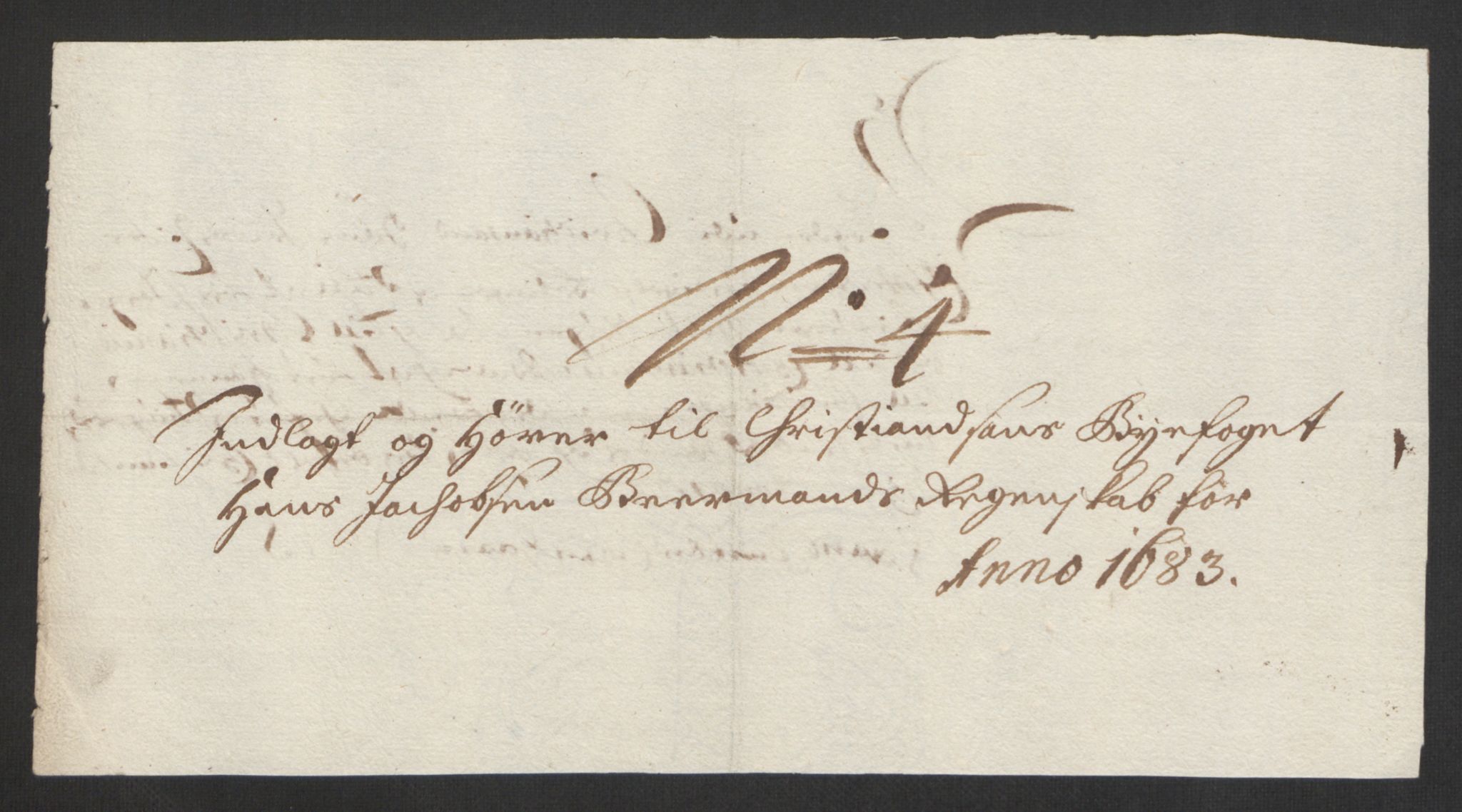 Rentekammeret inntil 1814, Reviderte regnskaper, Byregnskaper, AV/RA-EA-4066/R/Rm/L0285: [M18] Sikt og sakefall, 1681-1718, s. 26