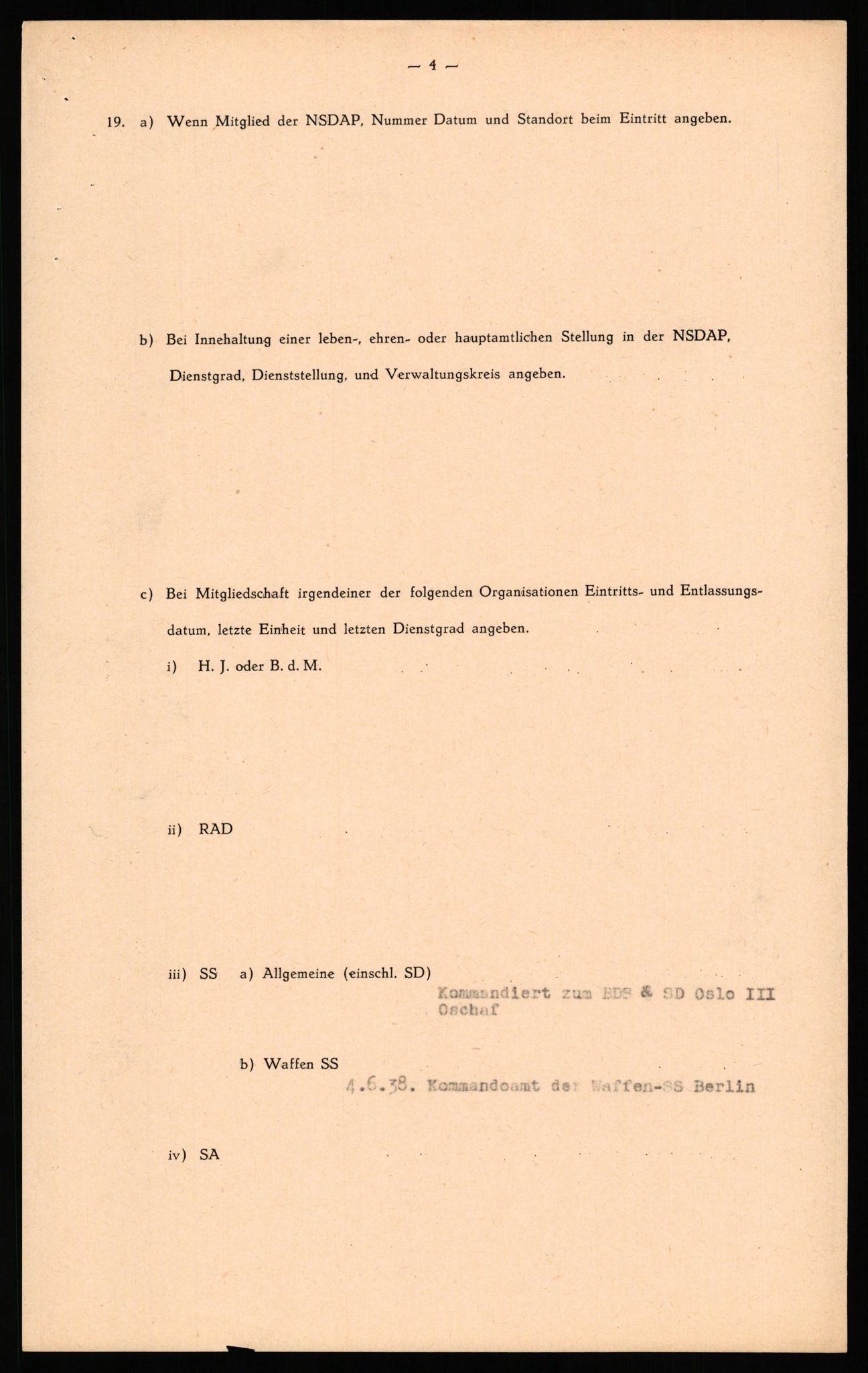 Forsvaret, Forsvarets overkommando II, AV/RA-RAFA-3915/D/Db/L0039: CI Questionaires. Tyske okkupasjonsstyrker i Norge. Østerrikere., 1945-1946, s. 351