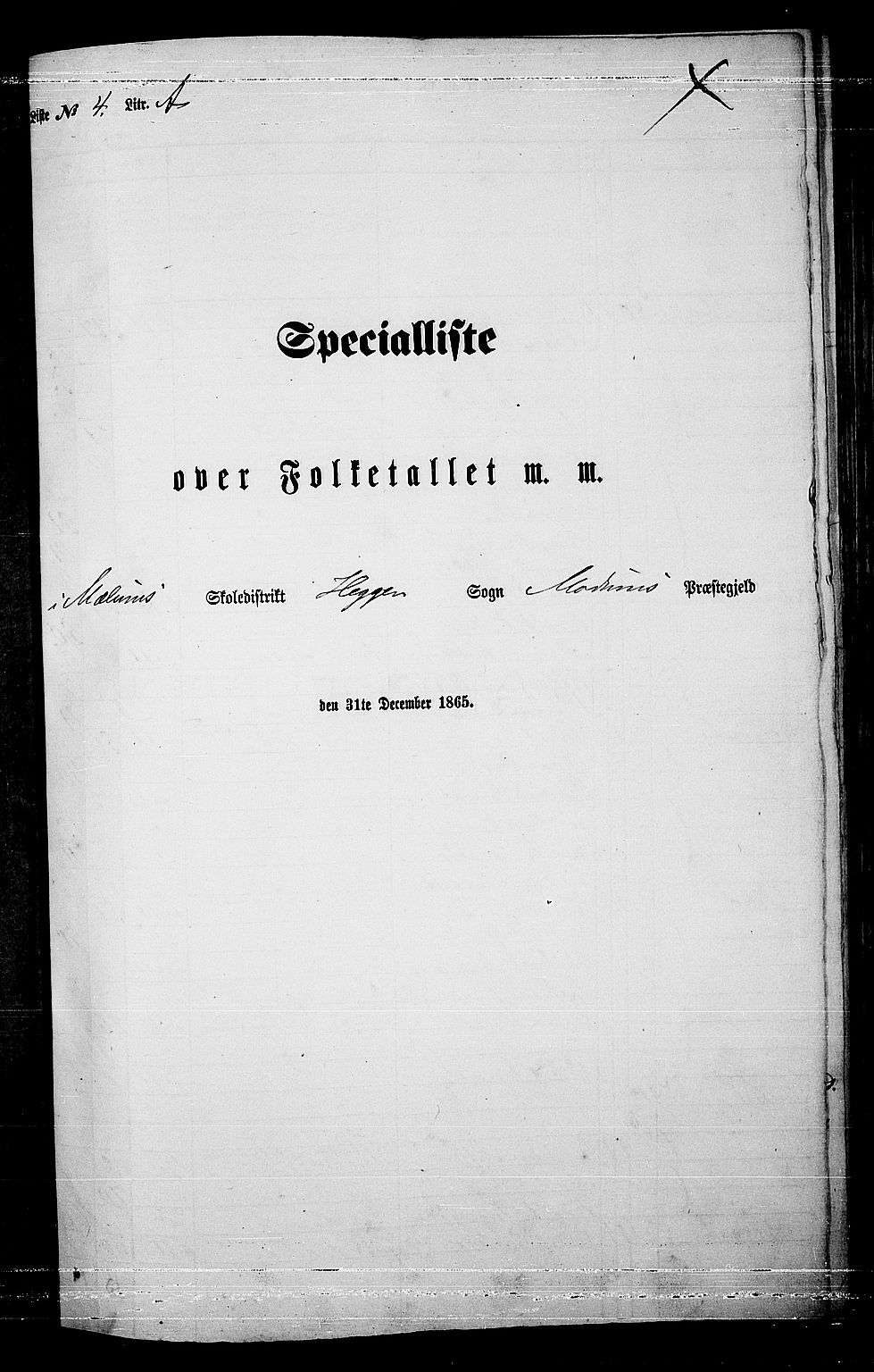 RA, Folketelling 1865 for 0623P Modum prestegjeld, 1865, s. 66