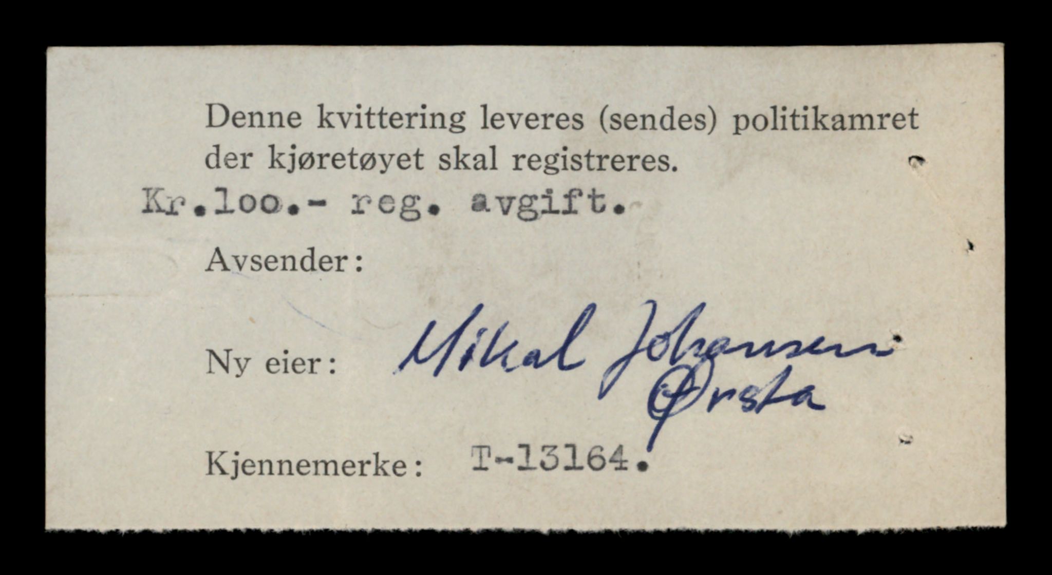 Møre og Romsdal vegkontor - Ålesund trafikkstasjon, AV/SAT-A-4099/F/Fe/L0037: Registreringskort for kjøretøy T 13031 - T 13179, 1927-1998, s. 2550