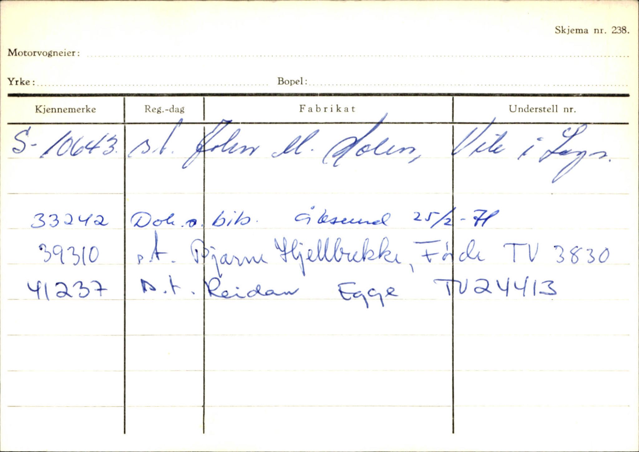 Statens vegvesen, Sogn og Fjordane vegkontor, AV/SAB-A-5301/4/F/L0129: Eigarregistrer Eid A-S, 1945-1975, s. 1501