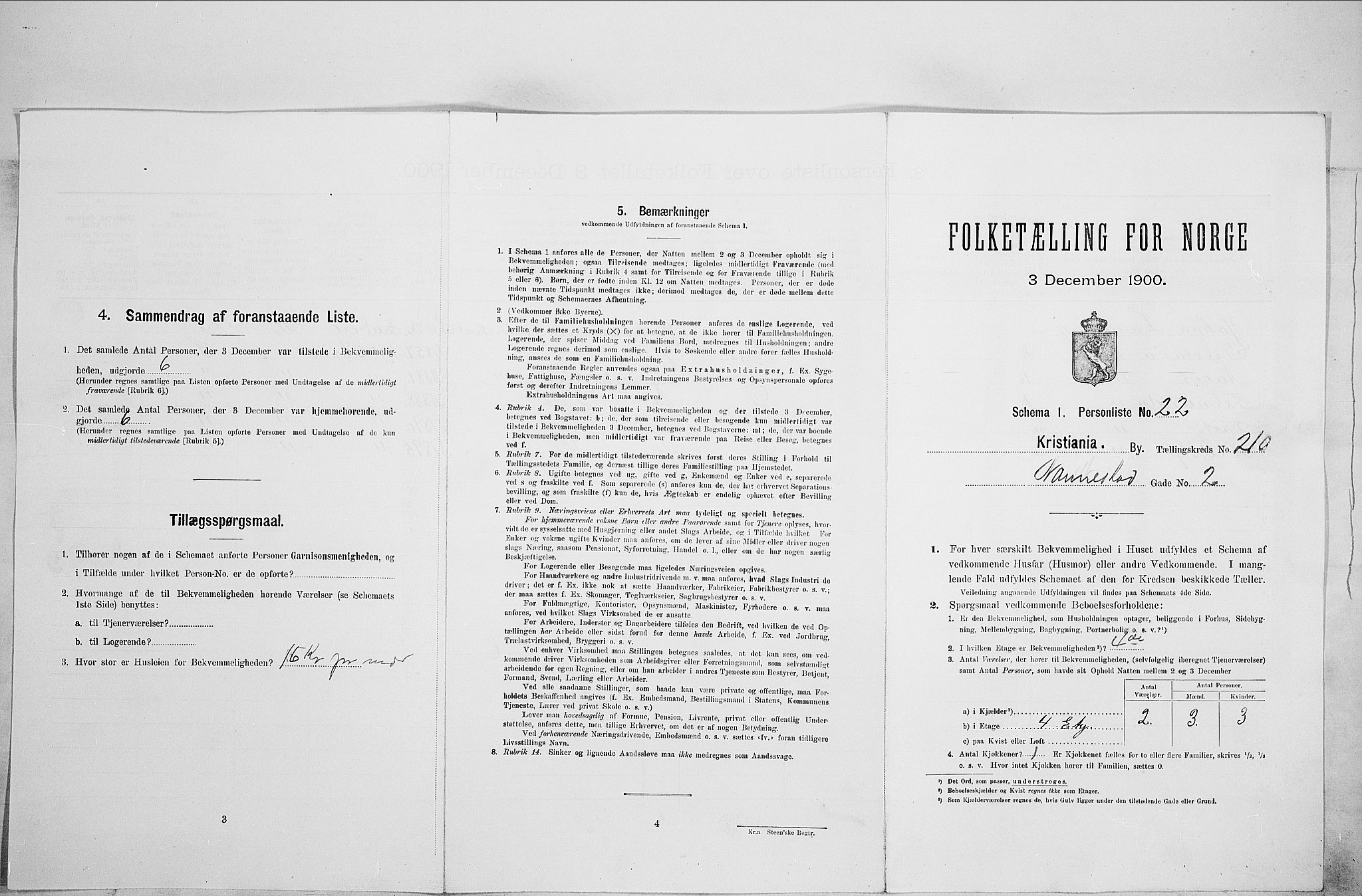 SAO, Folketelling 1900 for 0301 Kristiania kjøpstad, 1900, s. 62471
