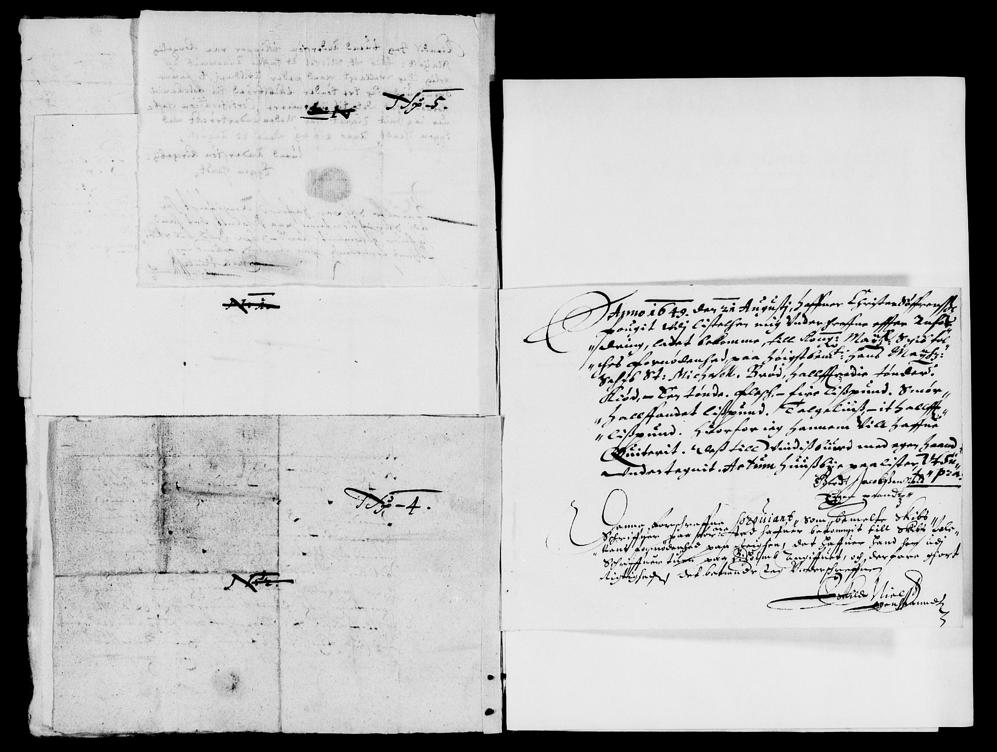 Rentekammeret inntil 1814, Reviderte regnskaper, Lensregnskaper, AV/RA-EA-5023/R/Rb/Rbr/L0018: Lista len, 1648-1651