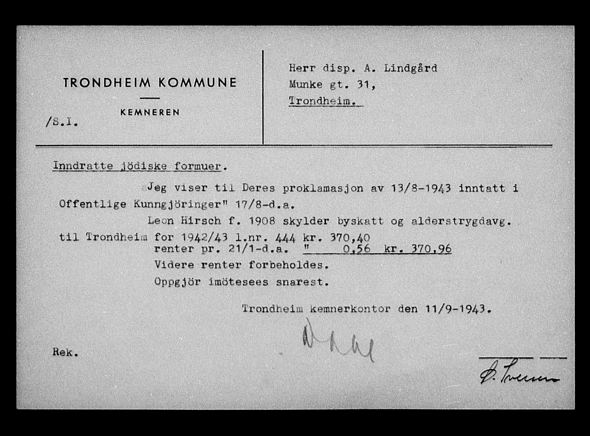 Justisdepartementet, Tilbakeføringskontoret for inndratte formuer, RA/S-1564/H/Hc/Hca/L0896: --, 1945-1947, s. 263