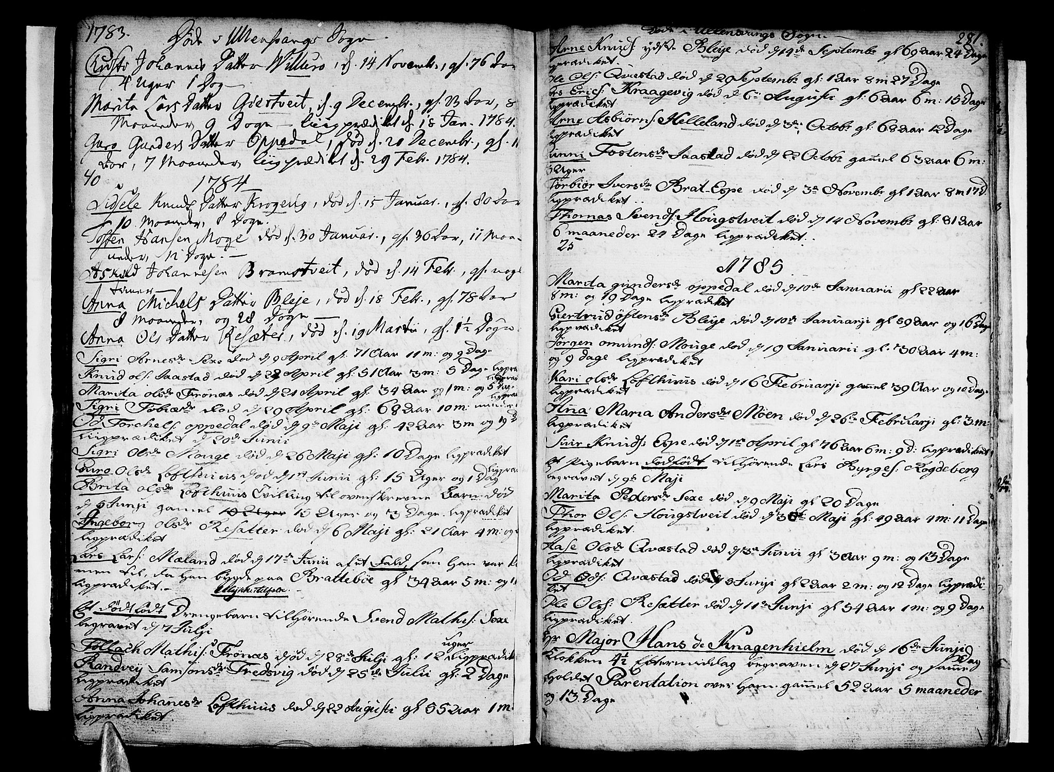 Ullensvang sokneprestembete, SAB/A-78701/H/Haa: Ministerialbok nr. A 6 /1, 1758-1788, s. 281