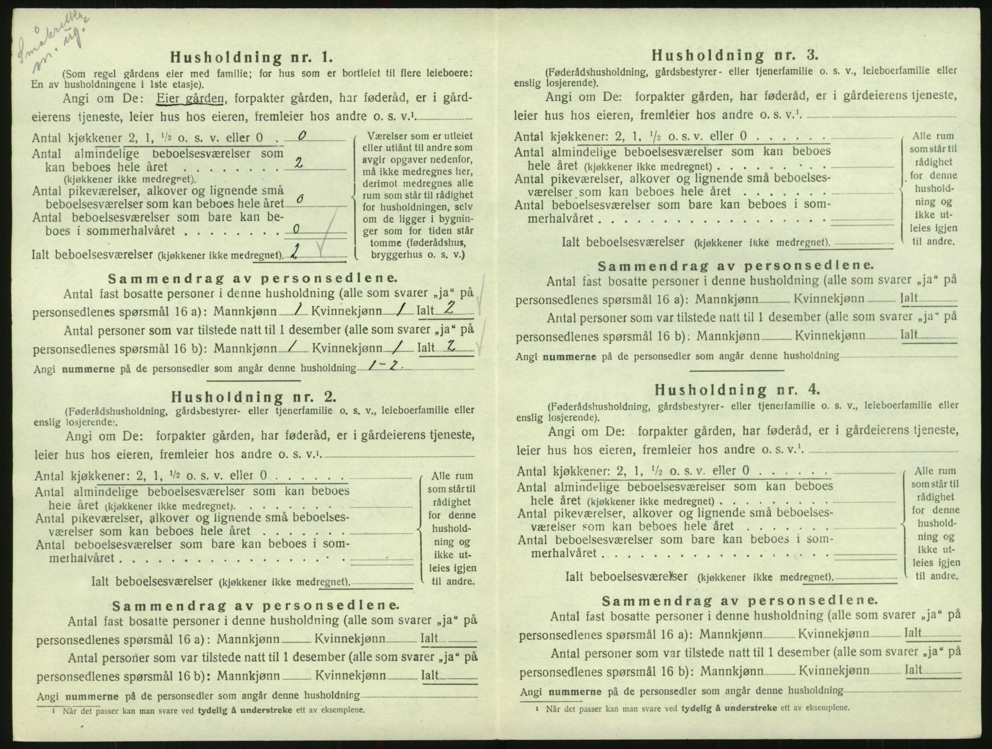 SAK, Folketelling 1920 for 0941 Bykle herred, 1920, s. 28