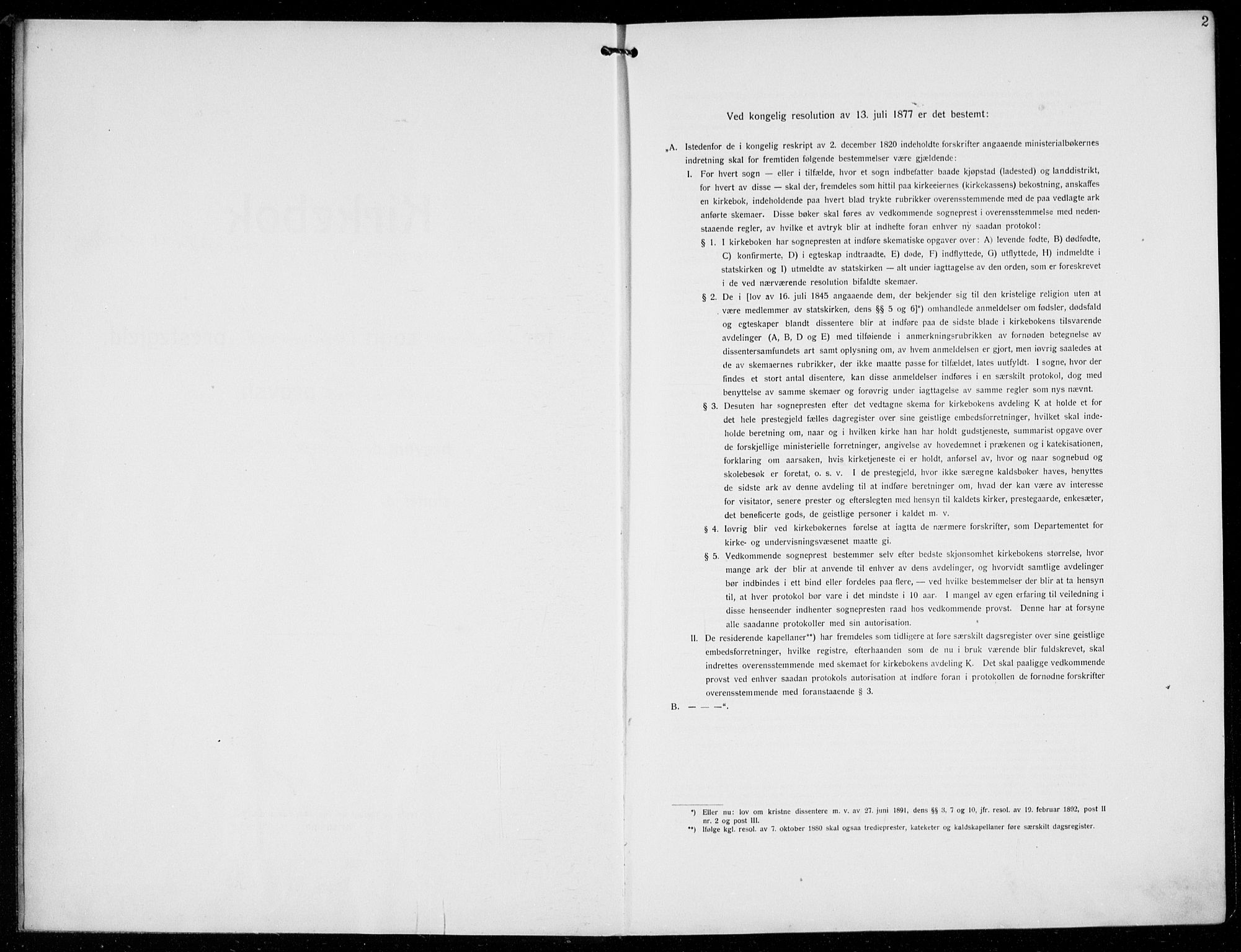 Austevoll Sokneprestembete, SAB/A-74201/H/Hab: Klokkerbok nr. A  6, 1925-1938, s. 2