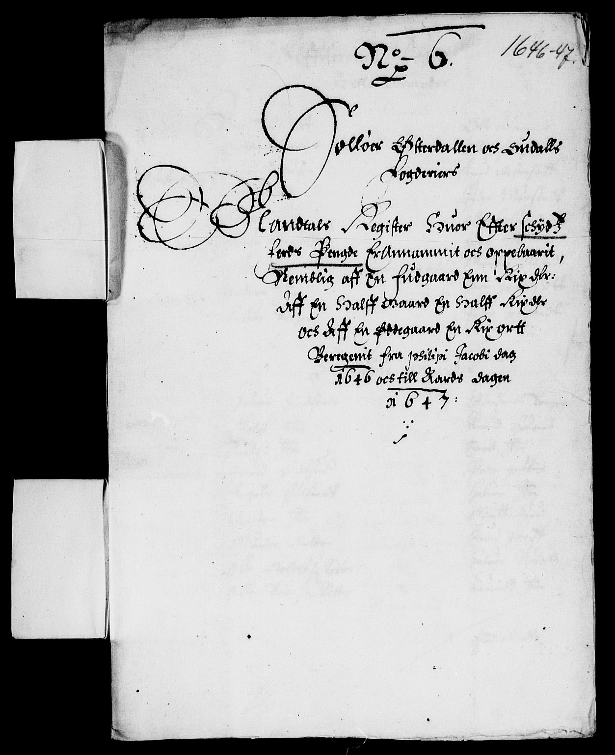 Rentekammeret inntil 1814, Reviderte regnskaper, Lensregnskaper, AV/RA-EA-5023/R/Rb/Rba/L0189: Akershus len, 1646-1647
