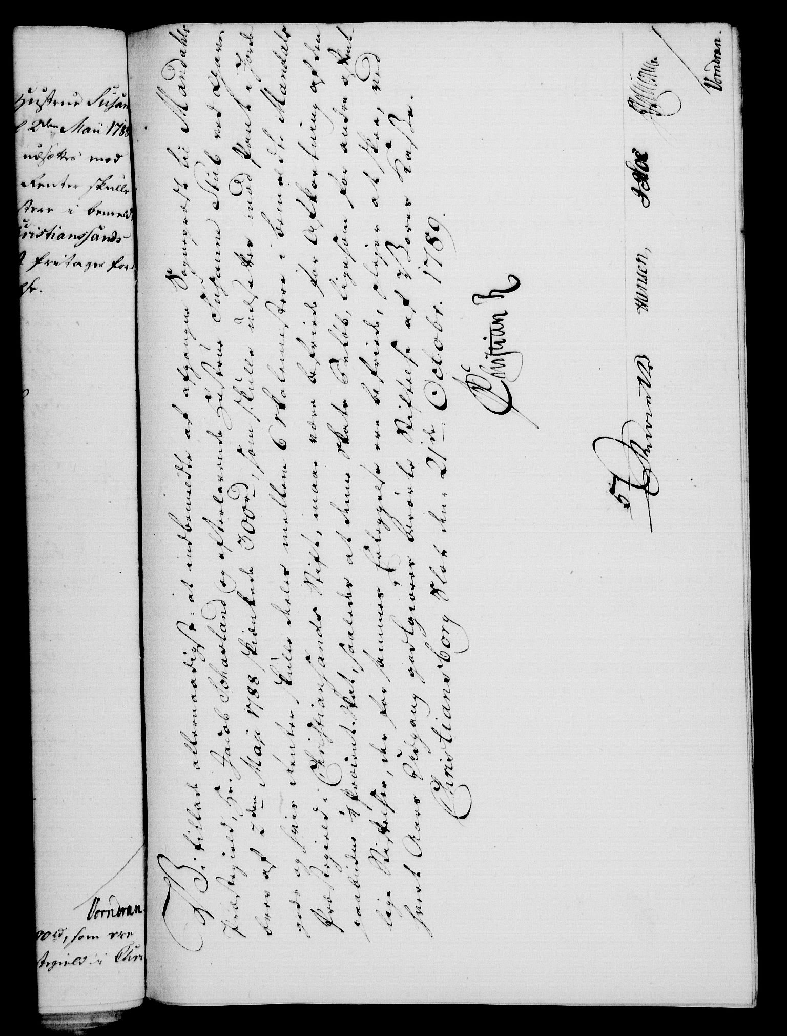 Rentekammeret, Kammerkanselliet, RA/EA-3111/G/Gf/Gfa/L0071: Norsk relasjons- og resolusjonsprotokoll (merket RK 52.71), 1789, s. 487
