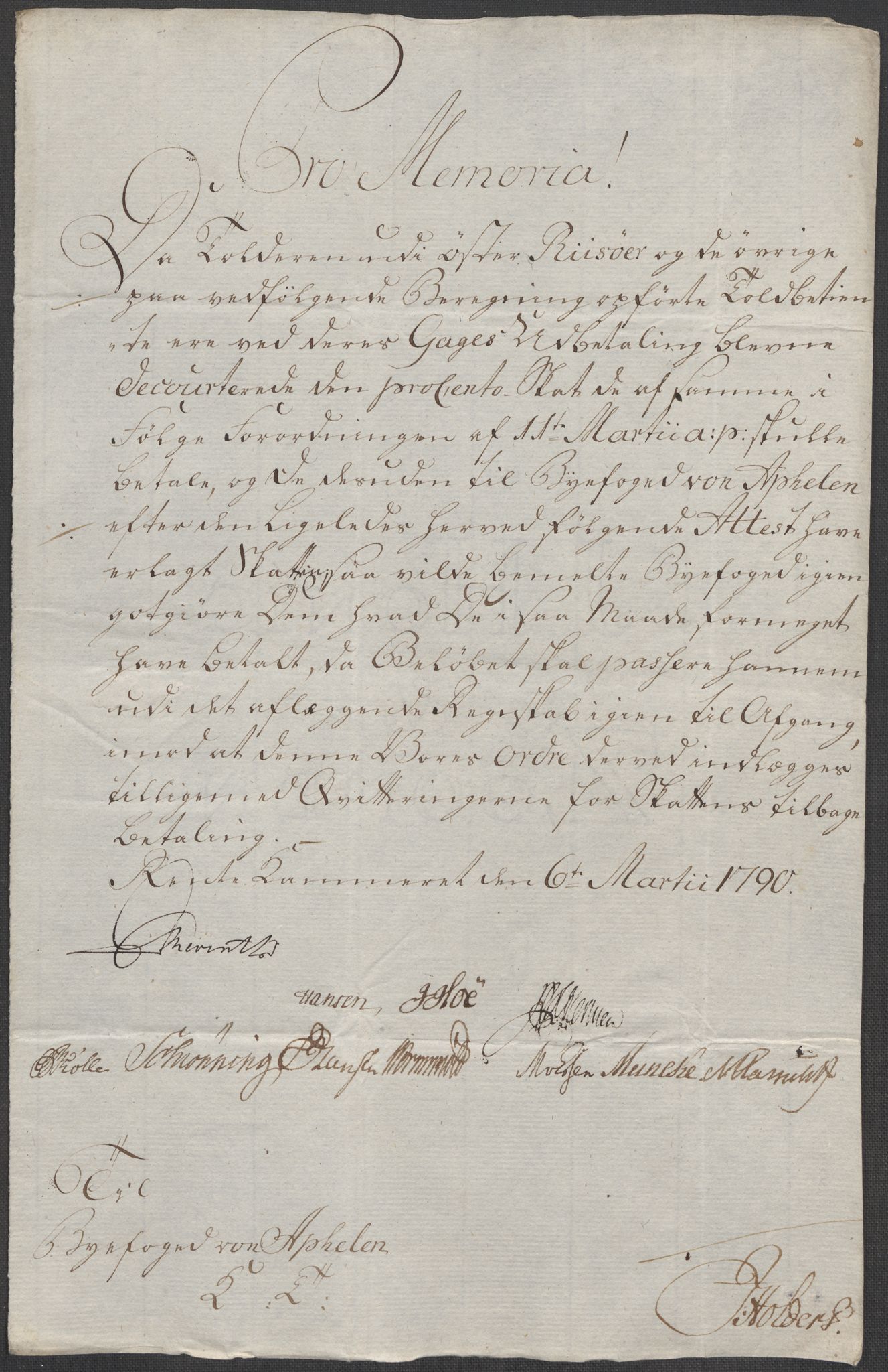 Rentekammeret inntil 1814, Reviderte regnskaper, Mindre regnskaper, RA/EA-4068/Rf/Rfe/L0038: (Øster) Risør, Romsdal fogderi, 1789, s. 8