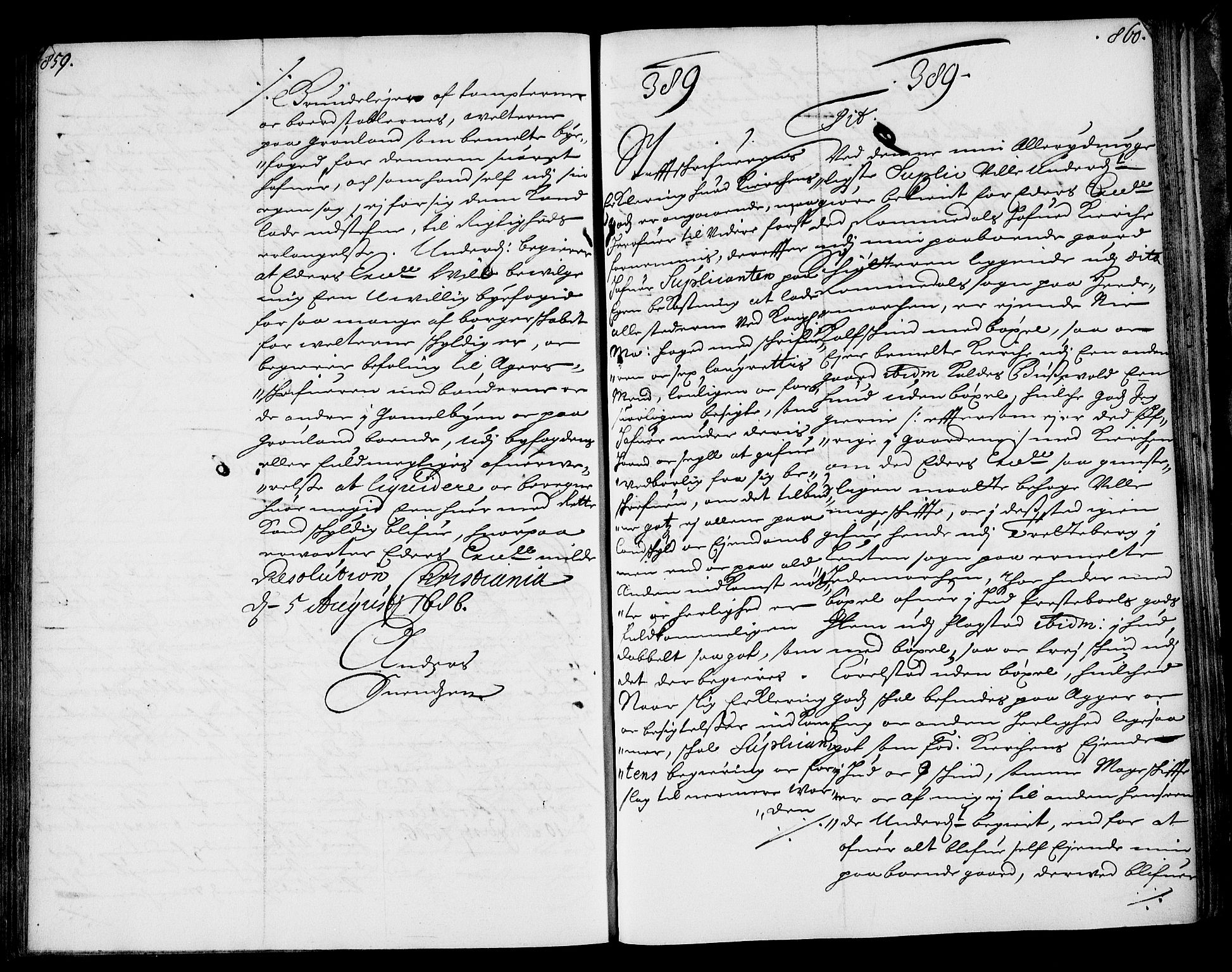 Stattholderembetet 1572-1771, AV/RA-EA-2870/Ae/L0002: Supplikasjons- og resolusjonsprotokoll, 1686, s. 859-860