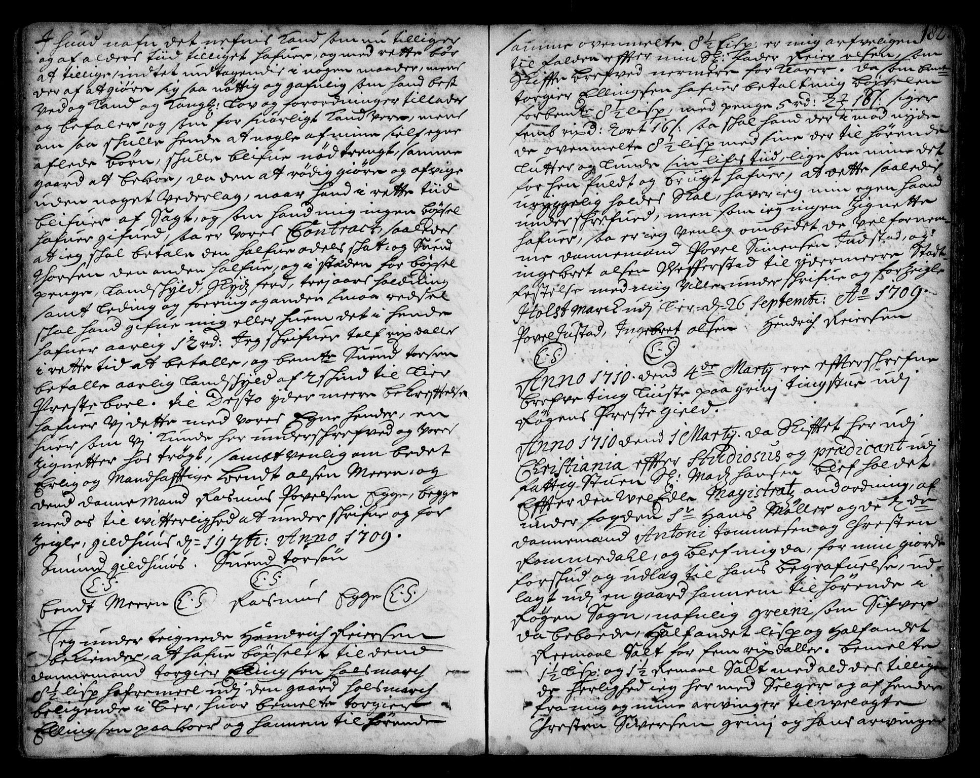 Lier, Røyken og Hurum sorenskriveri, SAKO/A-89/G/Ga/Gaa/L0001: Pantebok nr. I, 1701-1725, s. 182
