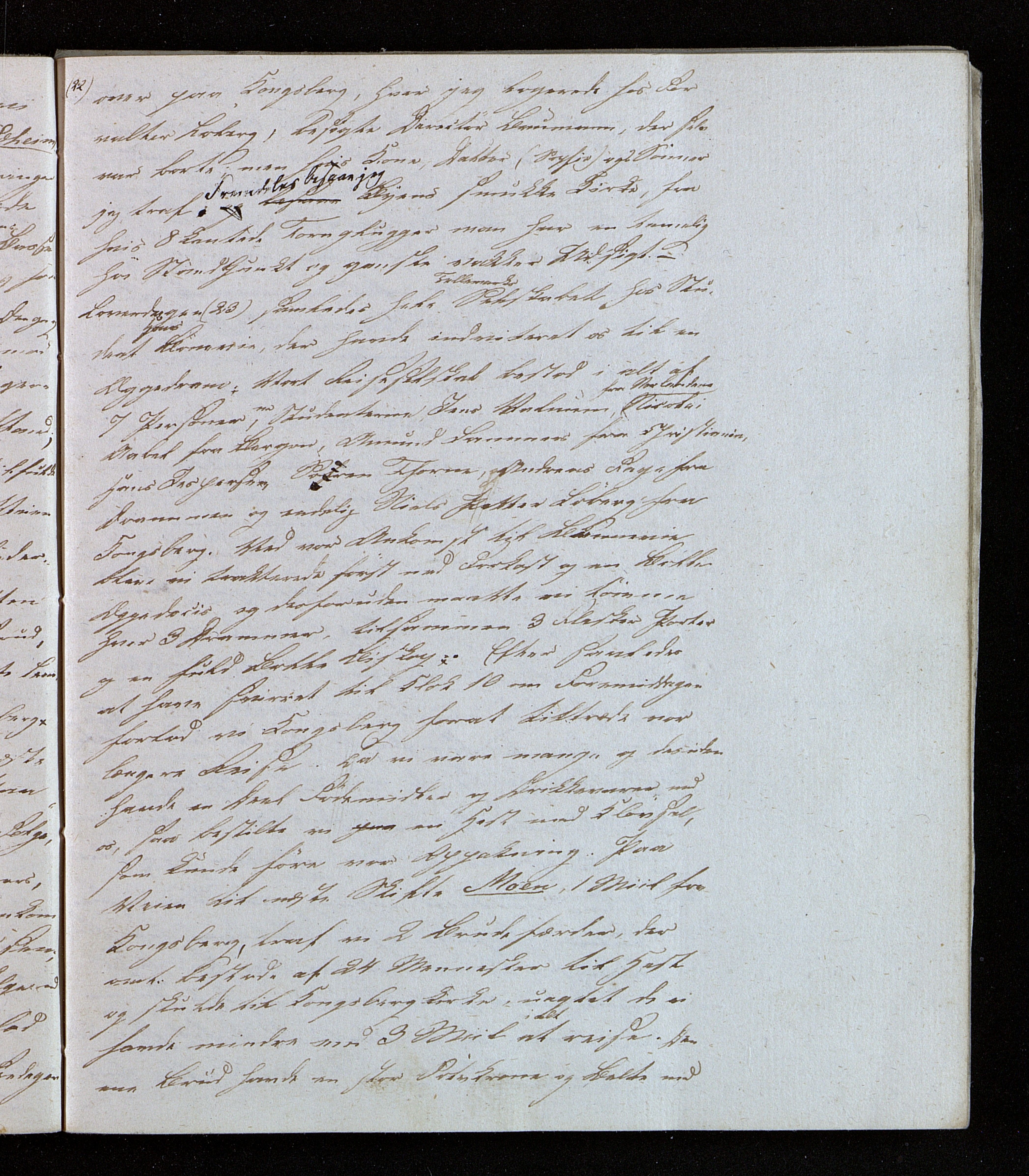 Faye, Andreas, AAKS/PA-1936b/1/F/L0003/0002: Dagbøker, reisedagbøker / III 5: Dagbok (No. 4; No. 17a) , 1824-1825, s. 9