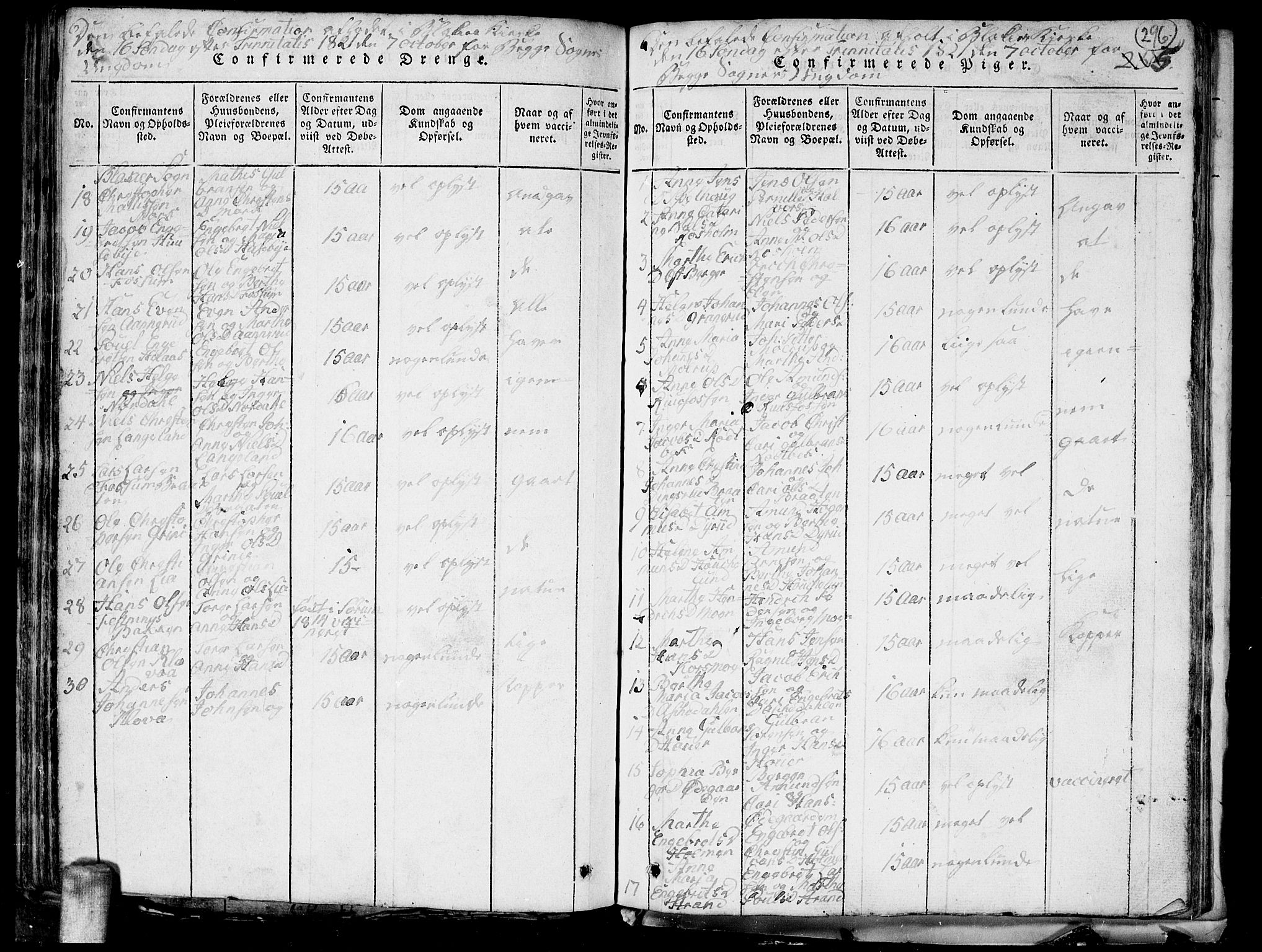 Aurskog prestekontor Kirkebøker, SAO/A-10304a/G/Ga/L0001: Klokkerbok nr. I 1, 1814-1829, s. 296