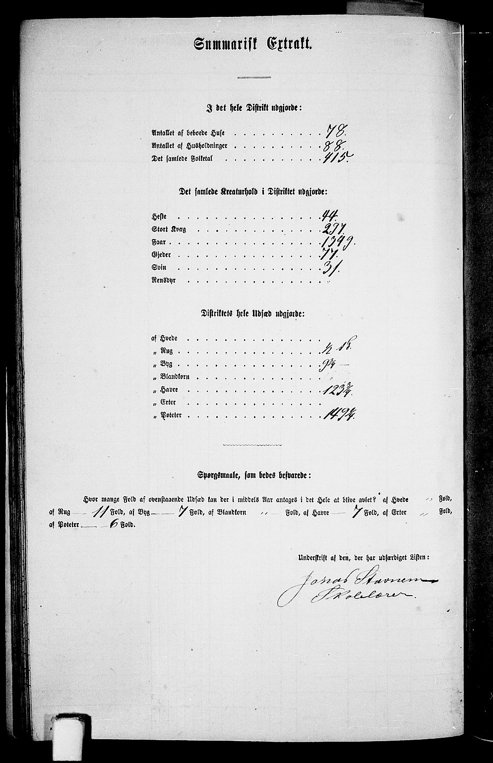 RA, Folketelling 1865 for 1130P Strand prestegjeld, 1865, s. 38
