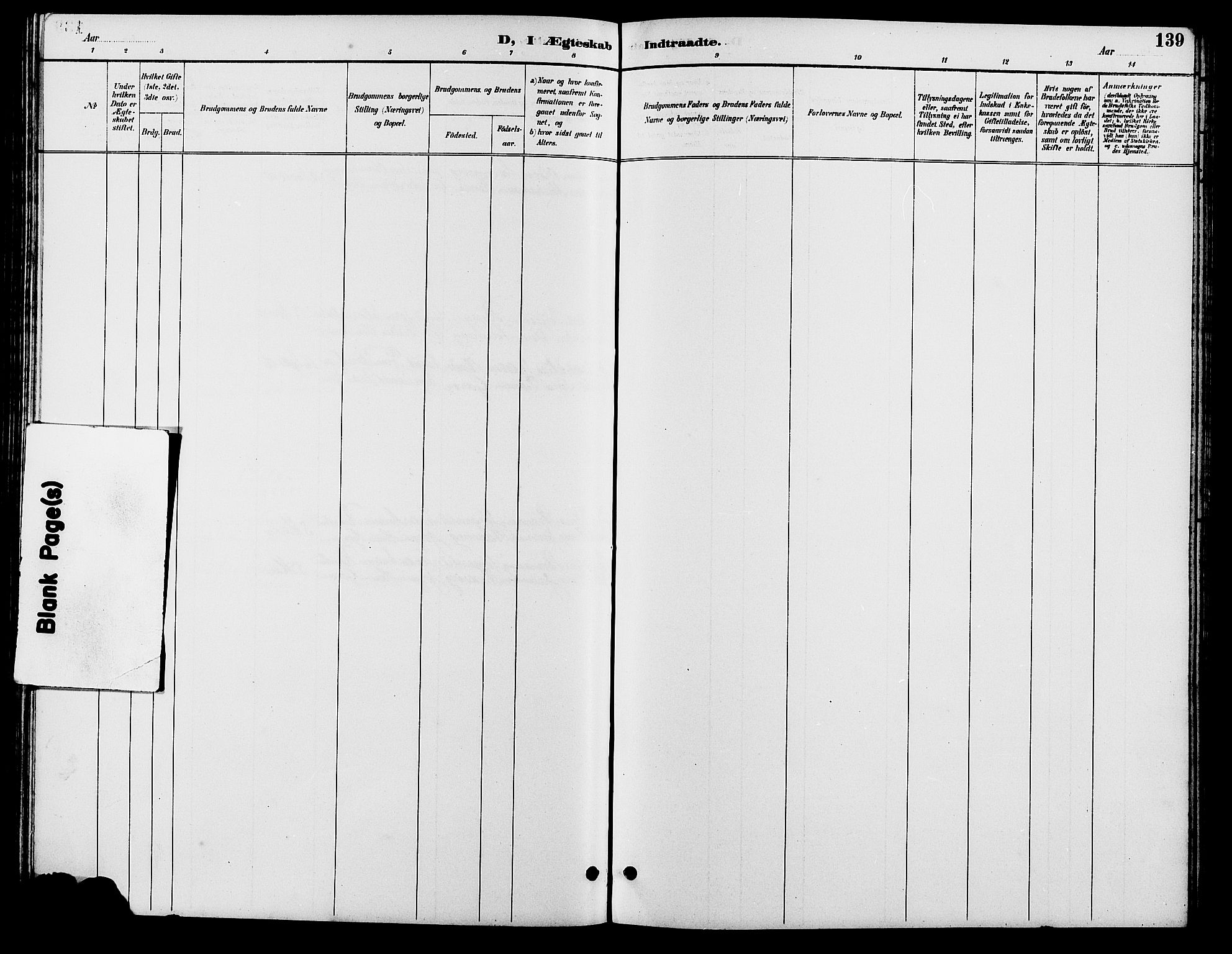 Sør-Audnedal sokneprestkontor, AV/SAK-1111-0039/F/Fb/Fba/L0004: Klokkerbok nr. B 4, 1893-1909, s. 139