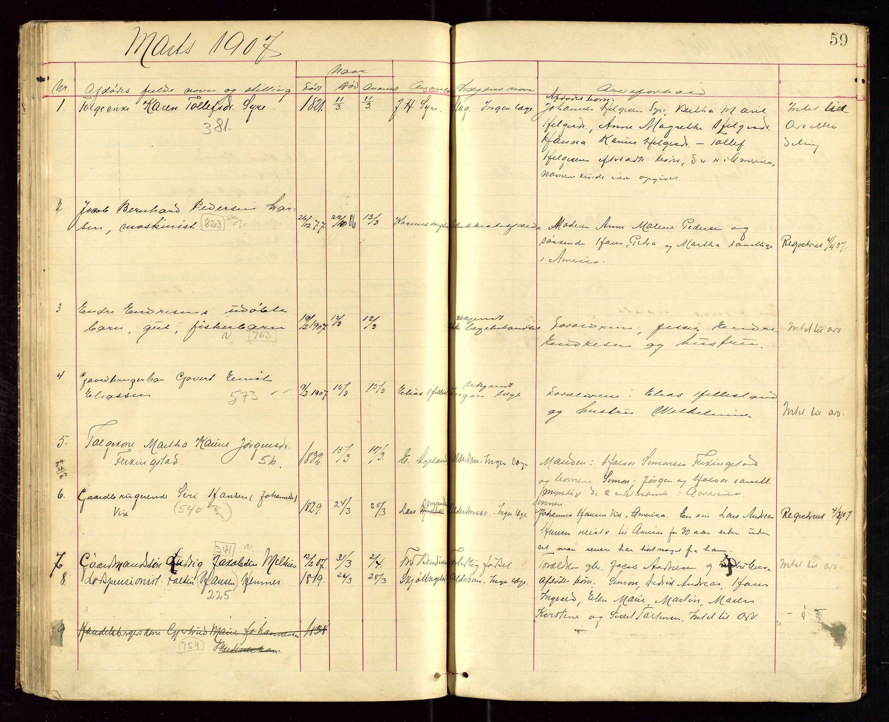 Skudenes lensmannskontor, AV/SAST-A-100444/Gga/L0002: Dødsfallsprotokoll, 1899-1908, s. 59