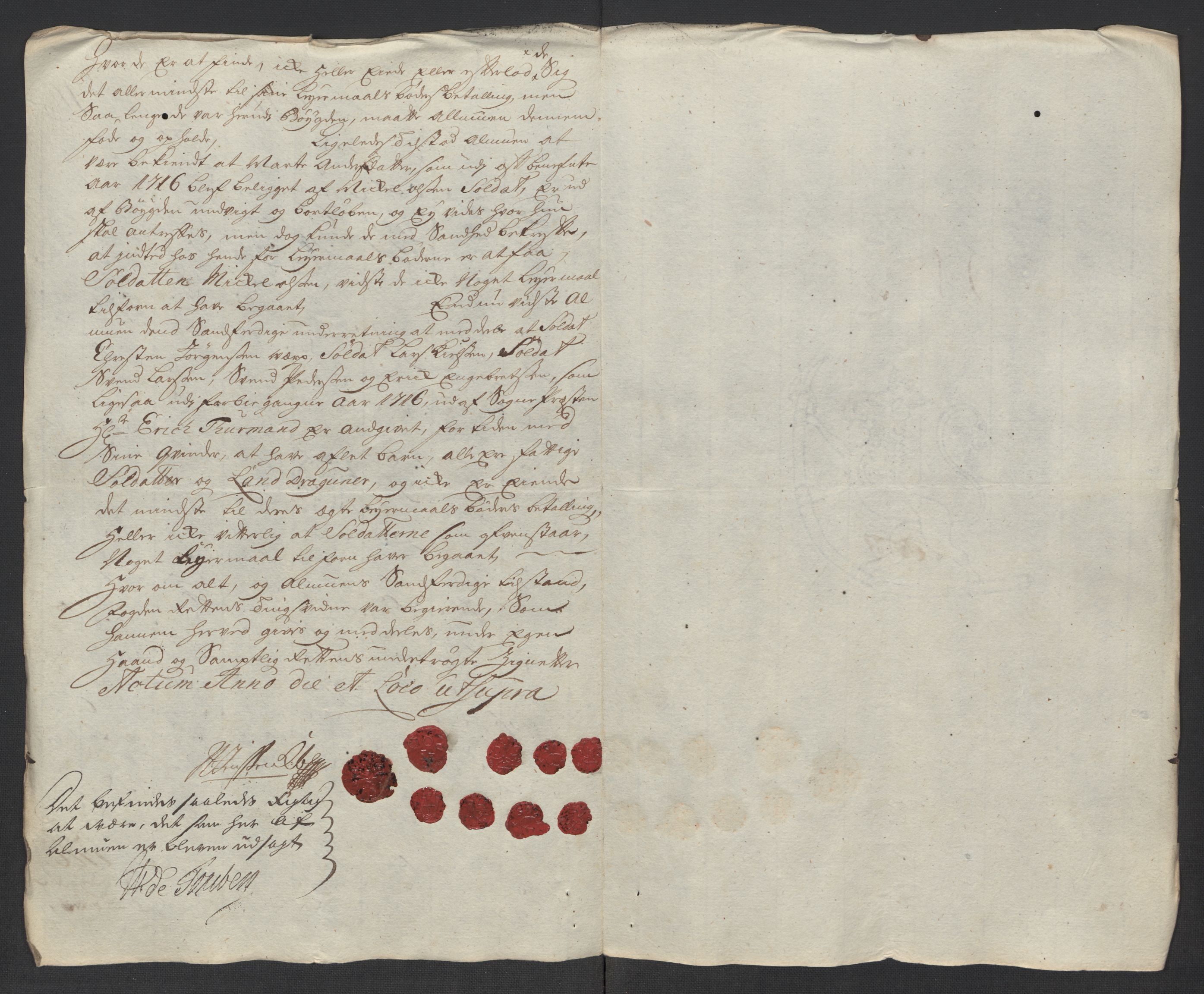 Rentekammeret inntil 1814, Reviderte regnskaper, Fogderegnskap, AV/RA-EA-4092/R24/L1592: Fogderegnskap Numedal og Sandsvær, 1716, s. 401