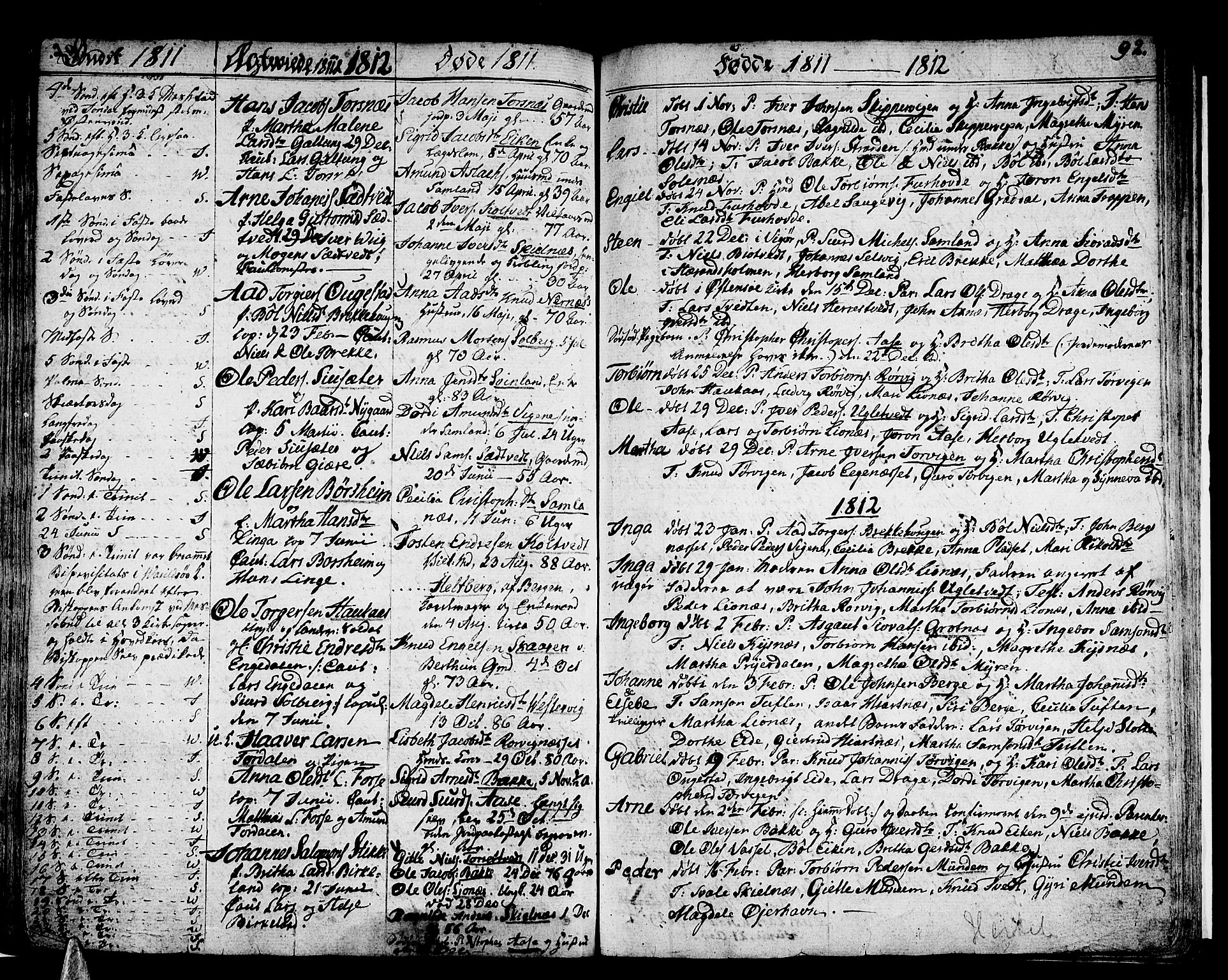 Strandebarm sokneprestembete, AV/SAB-A-78401/H/Haa: Ministerialbok nr. A 4, 1788-1817, s. 92