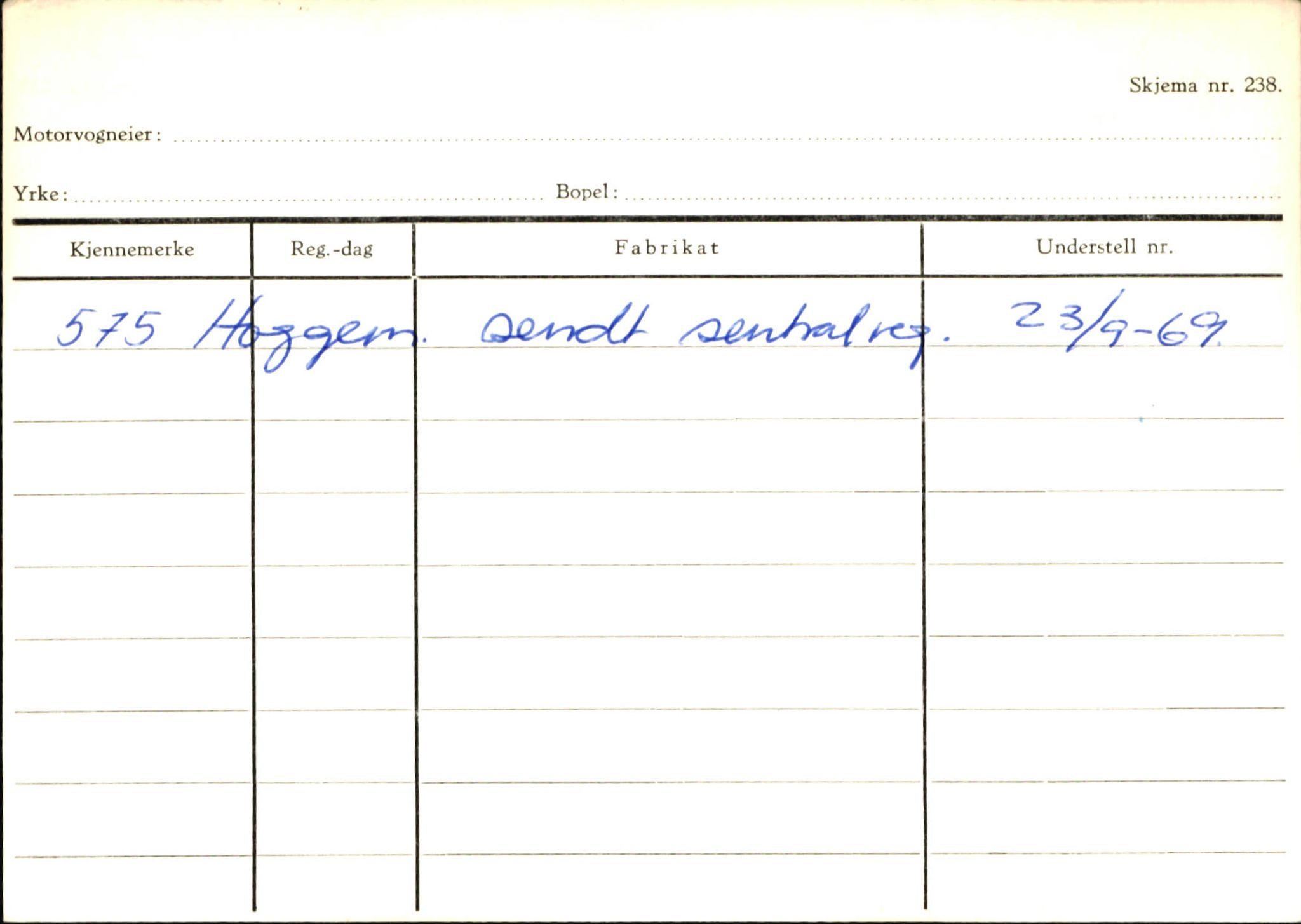 Statens vegvesen, Sogn og Fjordane vegkontor, AV/SAB-A-5301/4/F/L0146: Registerkort Årdal R-Å samt diverse kort, 1945-1975, s. 643