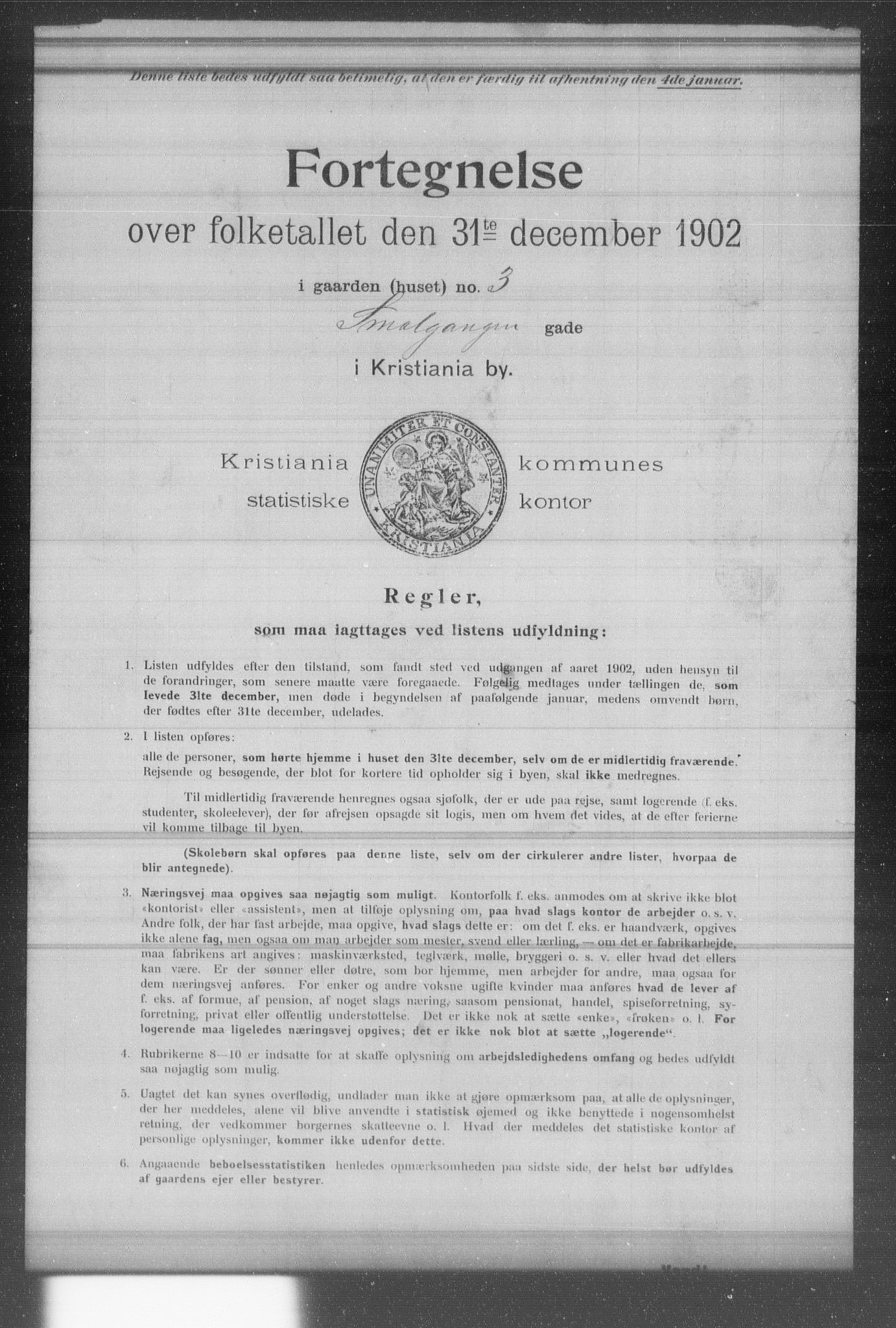 OBA, Kommunal folketelling 31.12.1902 for Kristiania kjøpstad, 1902, s. 17927