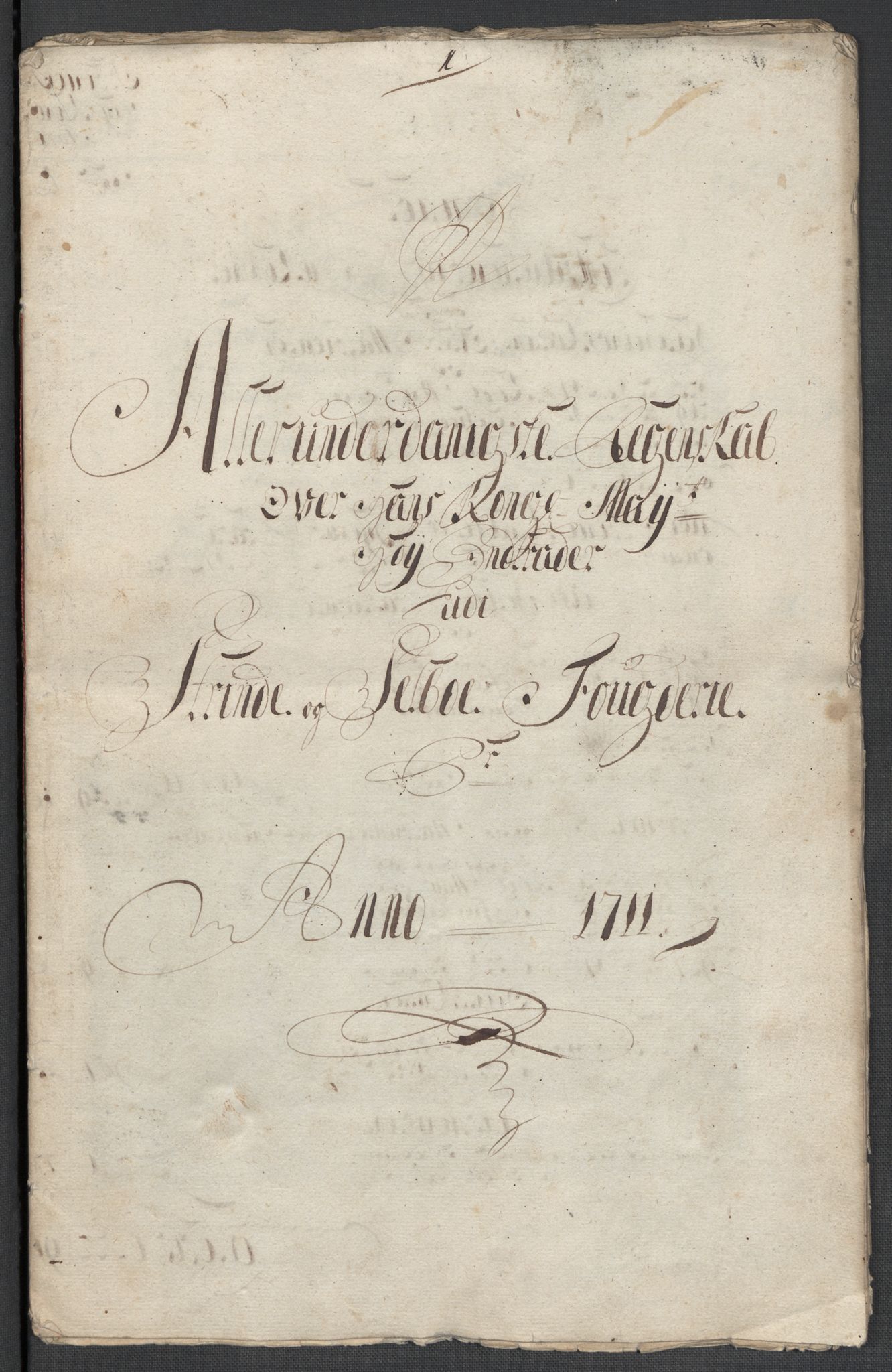 Rentekammeret inntil 1814, Reviderte regnskaper, Fogderegnskap, RA/EA-4092/R61/L4112: Fogderegnskap Strinda og Selbu, 1711, s. 3
