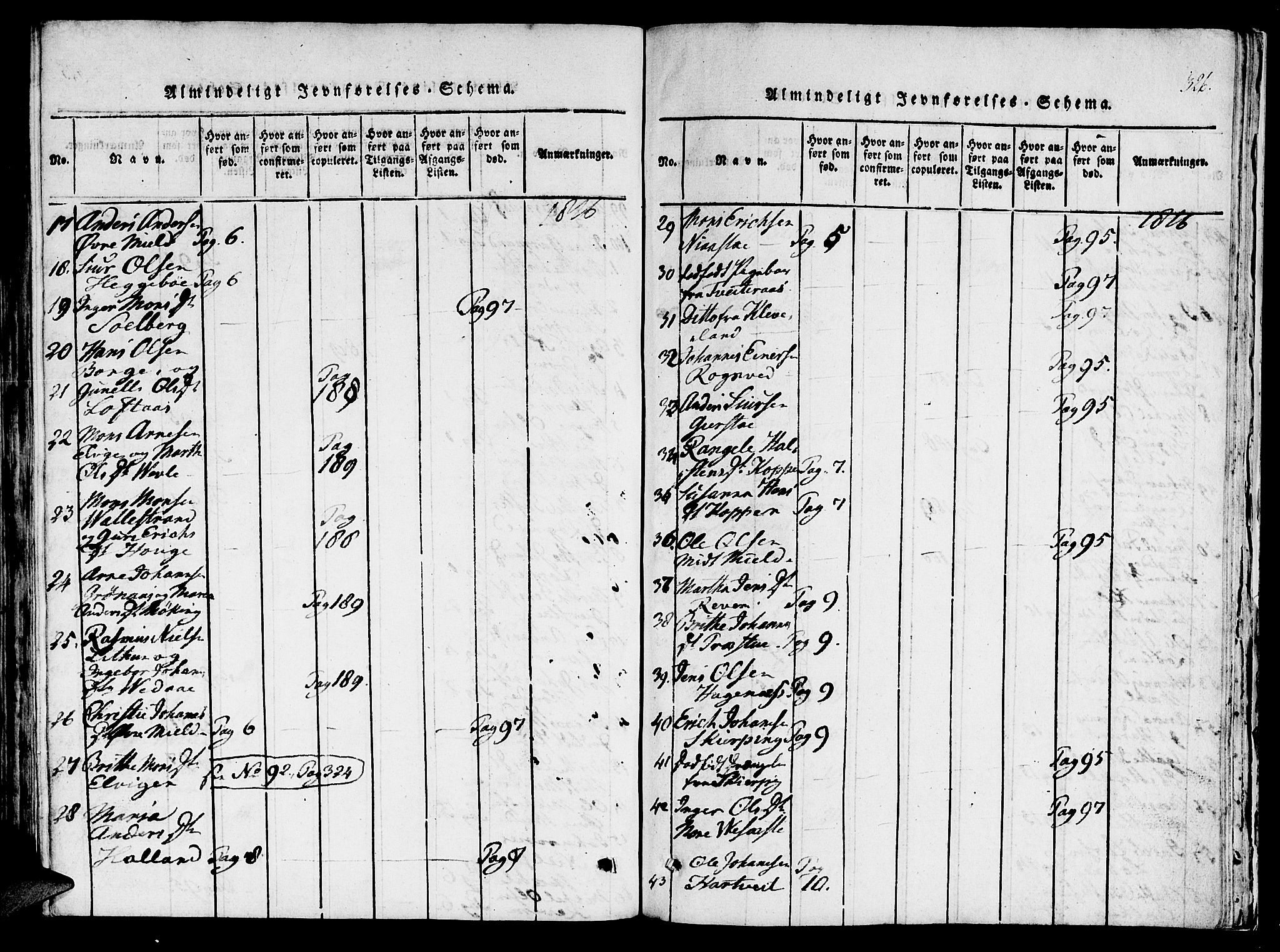 Haus sokneprestembete, AV/SAB-A-75601/H/Haa: Ministerialbok nr. A 12, 1816-1821, s. 326