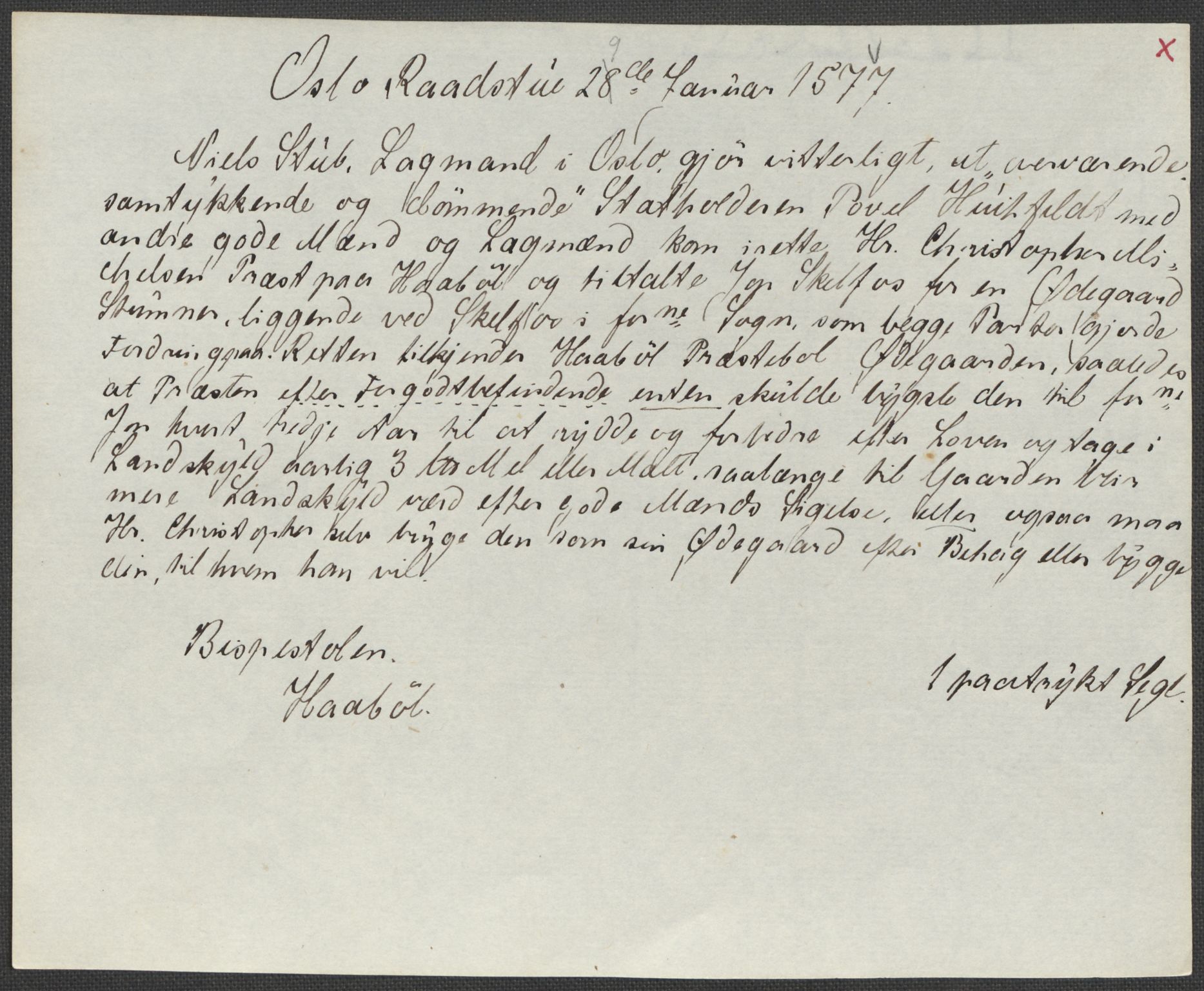 Riksarkivets diplomsamling, AV/RA-EA-5965/F15/L0005: Prestearkiv - Østfold, 1572-1830, s. 80