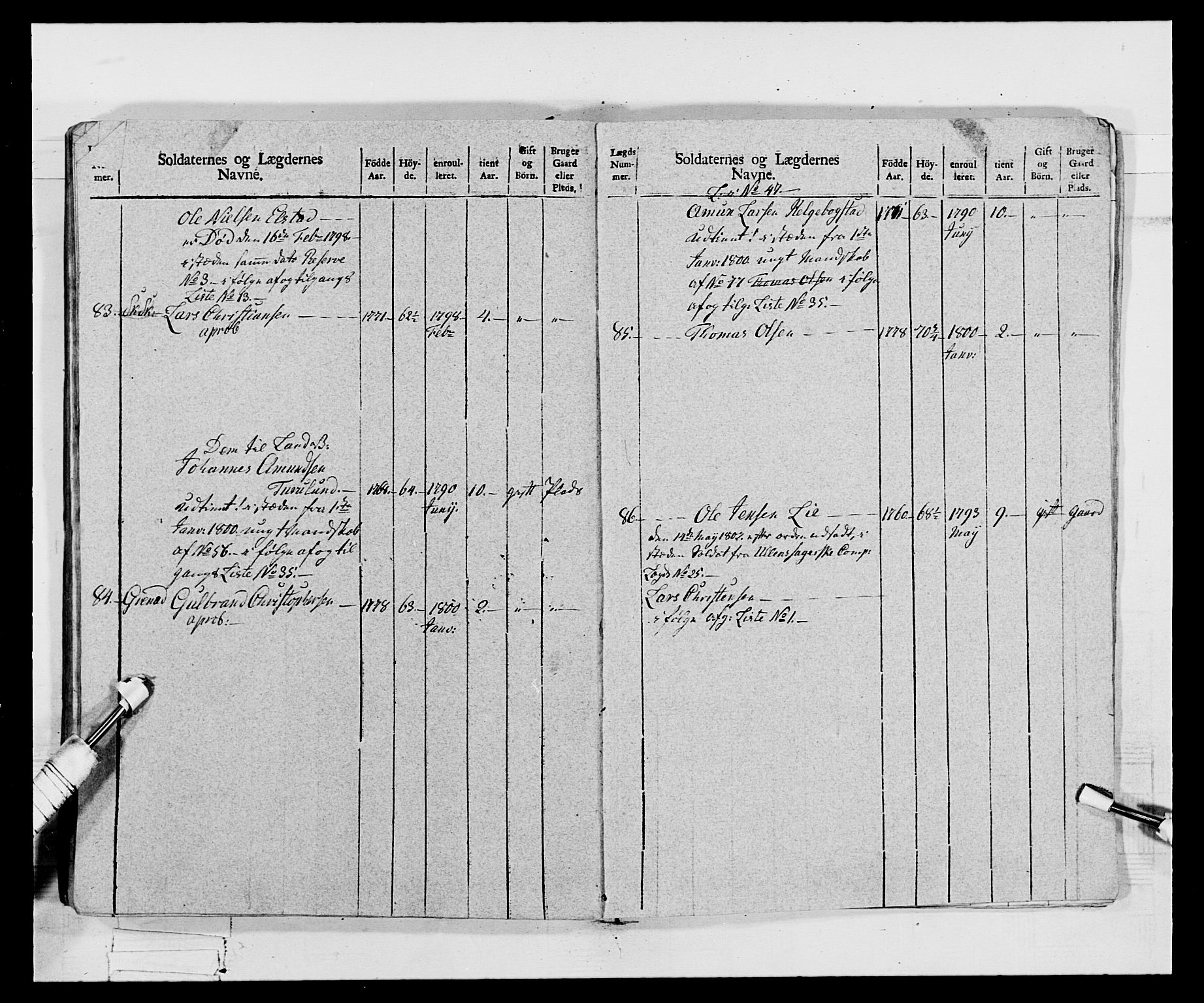 Generalitets- og kommissariatskollegiet, Det kongelige norske kommissariatskollegium, AV/RA-EA-5420/E/Eh/L0068: Opplandske nasjonale infanteriregiment, 1802-1805, s. 278