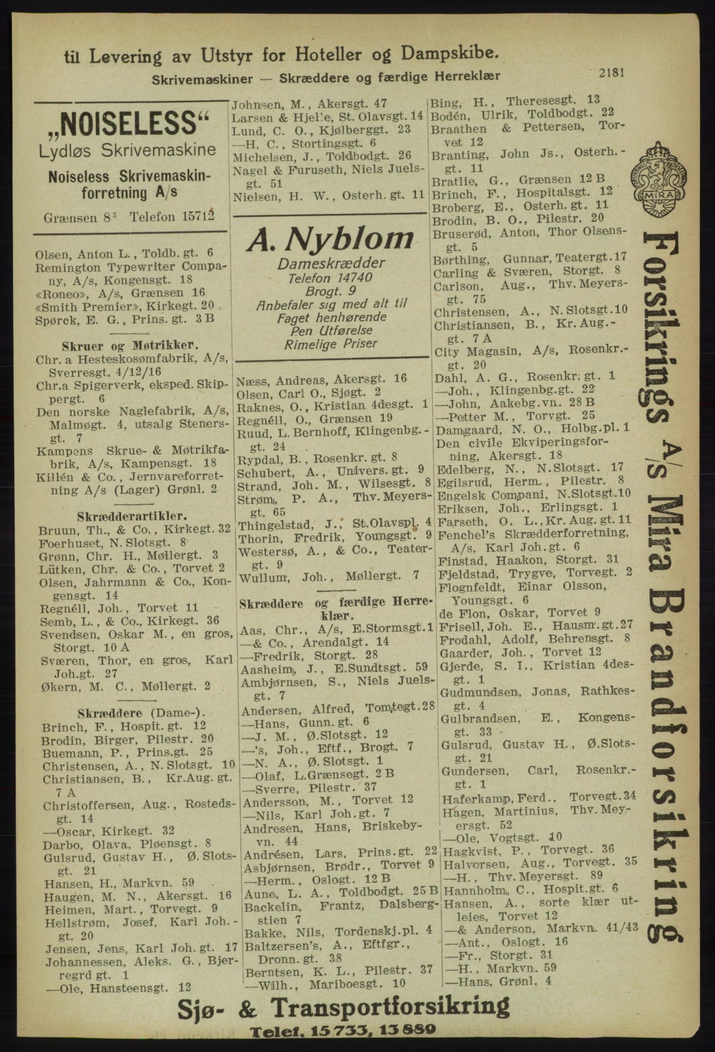 Kristiania/Oslo adressebok, PUBL/-, 1918, s. 2334