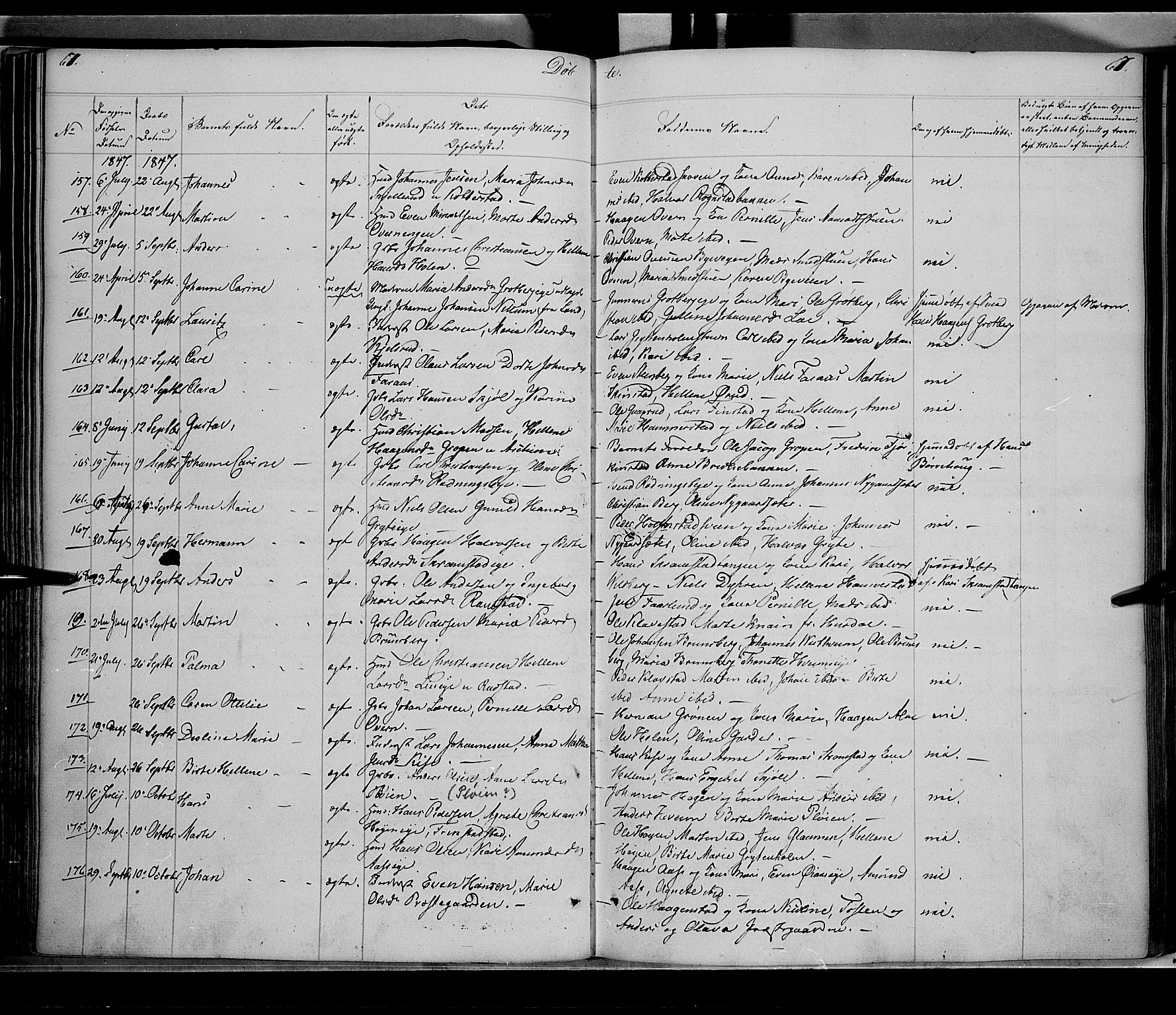Østre Toten prestekontor, AV/SAH-PREST-104/H/Ha/Haa/L0002: Ministerialbok nr. 2, 1840-1847, s. 67
