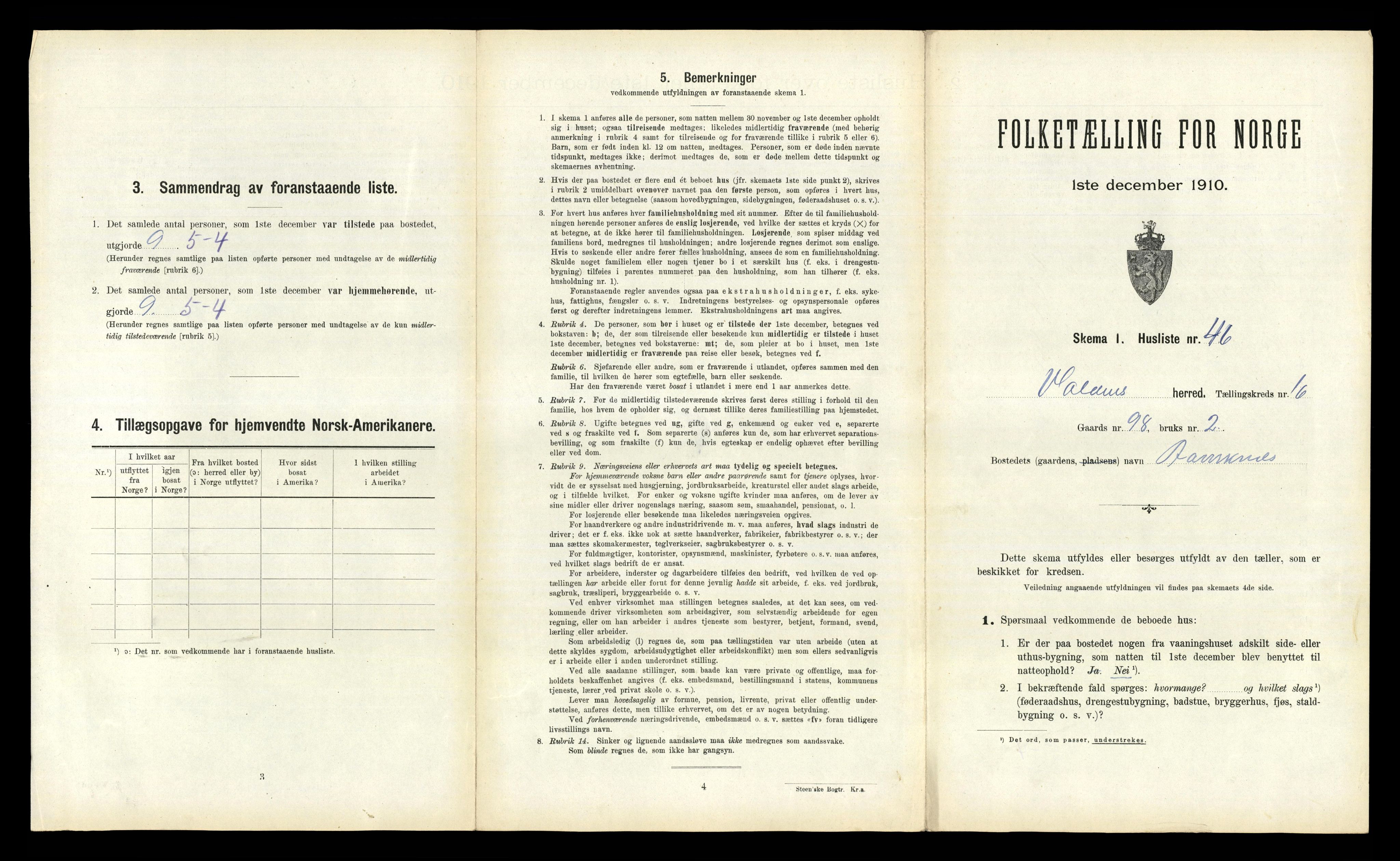 RA, Folketelling 1910 for 1519 Volda herred, 1910, s. 1170